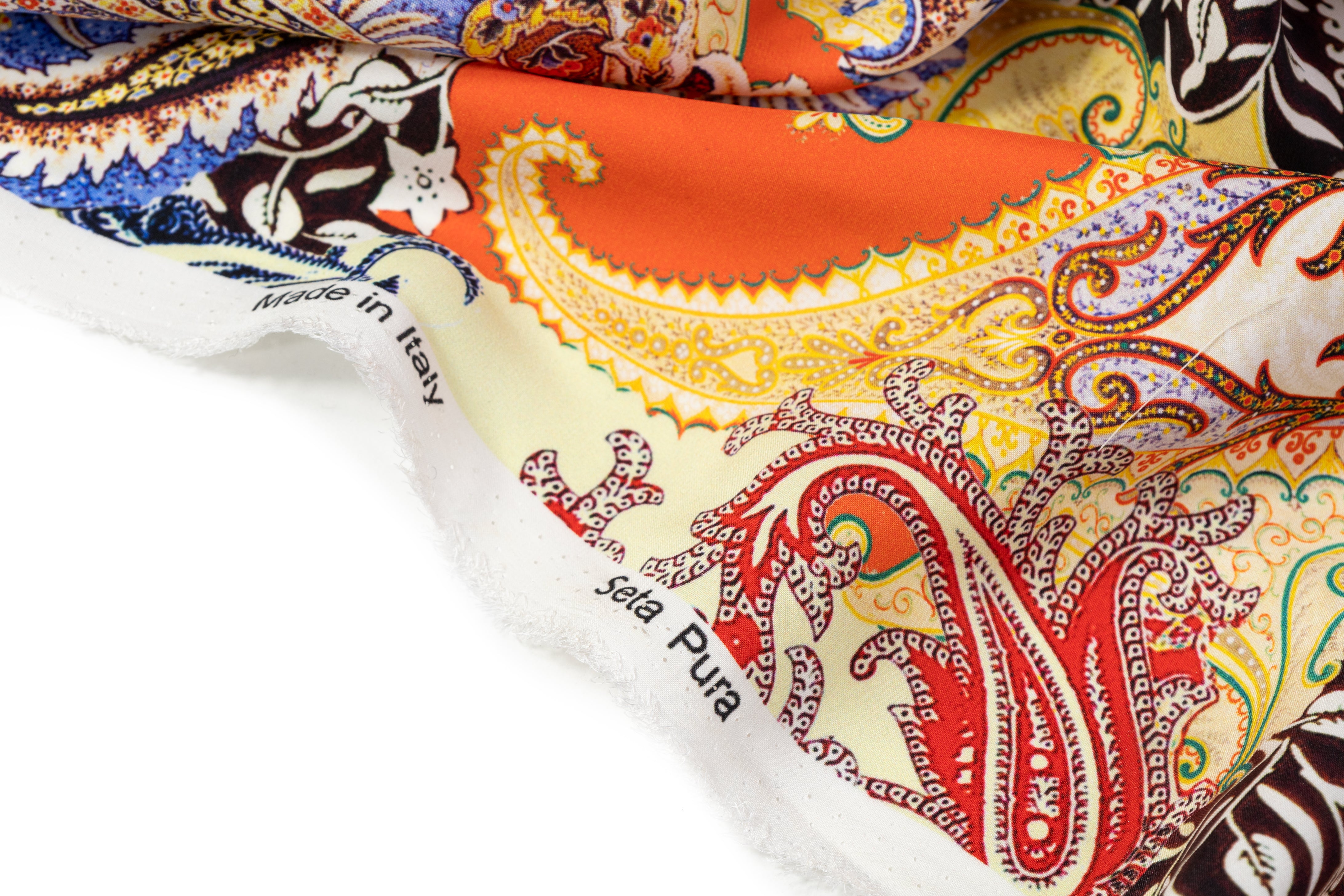 Etro - Paisley Silk Charmeuse - Multicolor