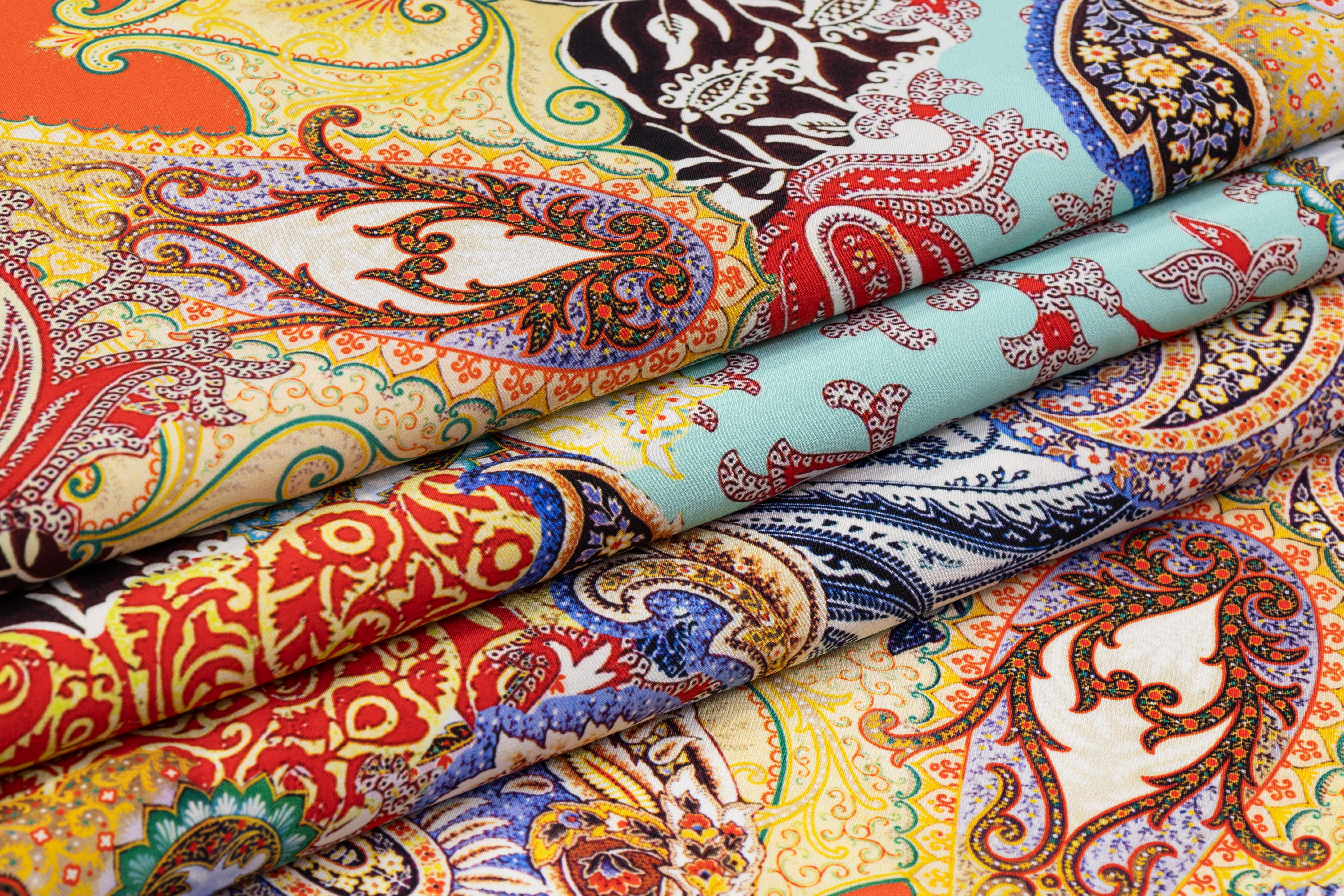 Etro - Paisley Silk Charmeuse - Multicolor