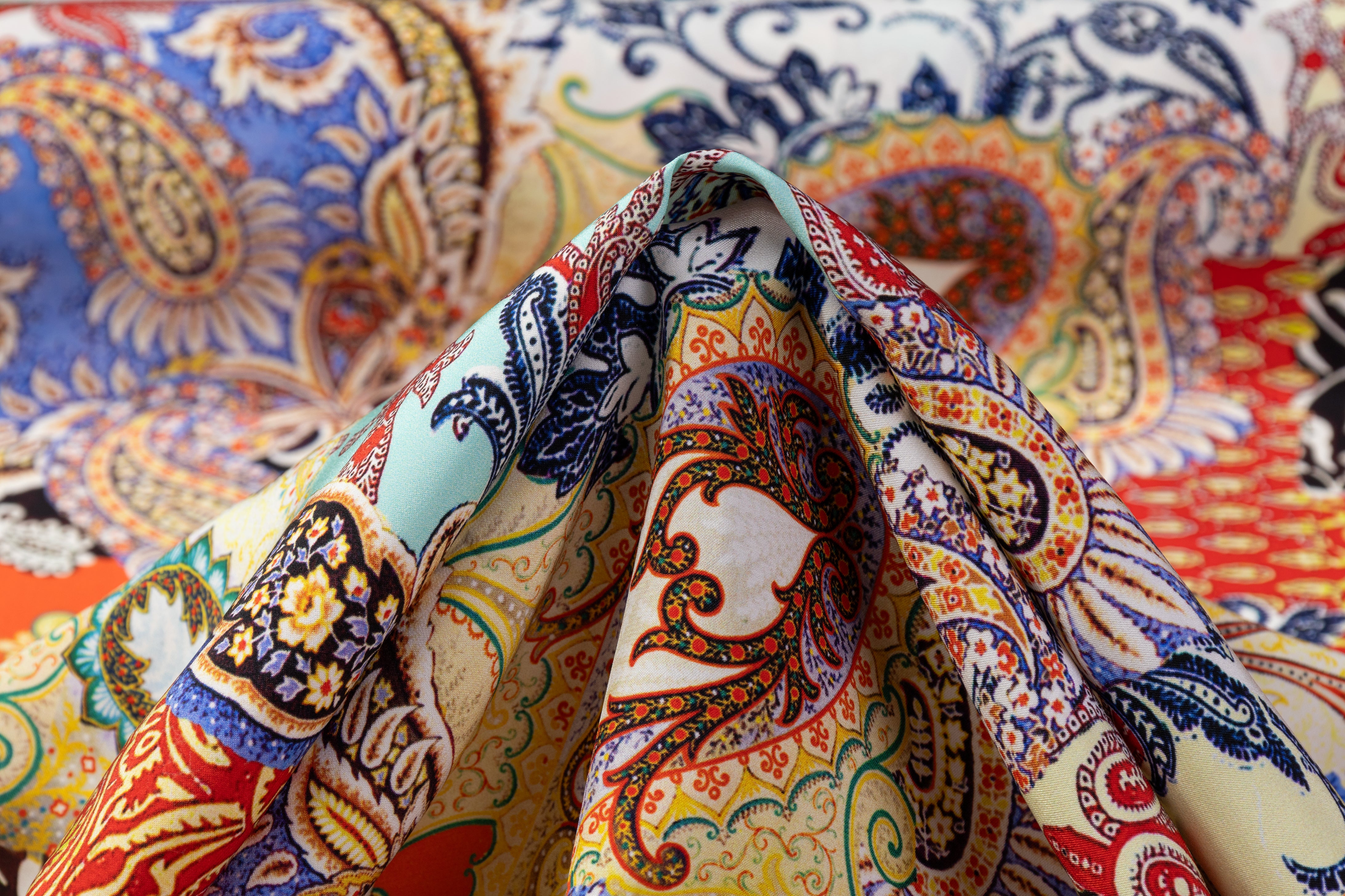Etro - Paisley Silk Charmeuse - Multicolor