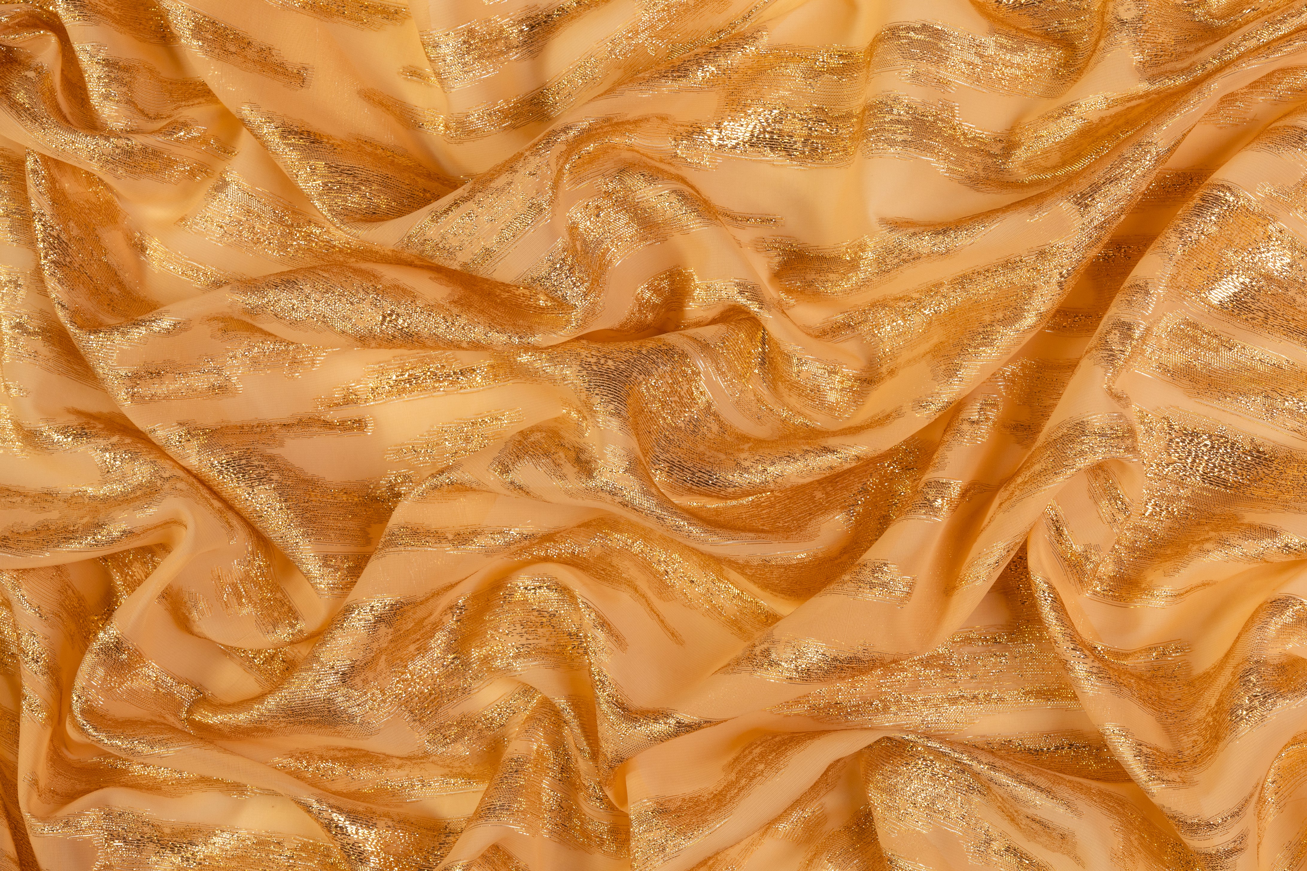 Metallic Poly Fil Coupé - Orange/ Gold