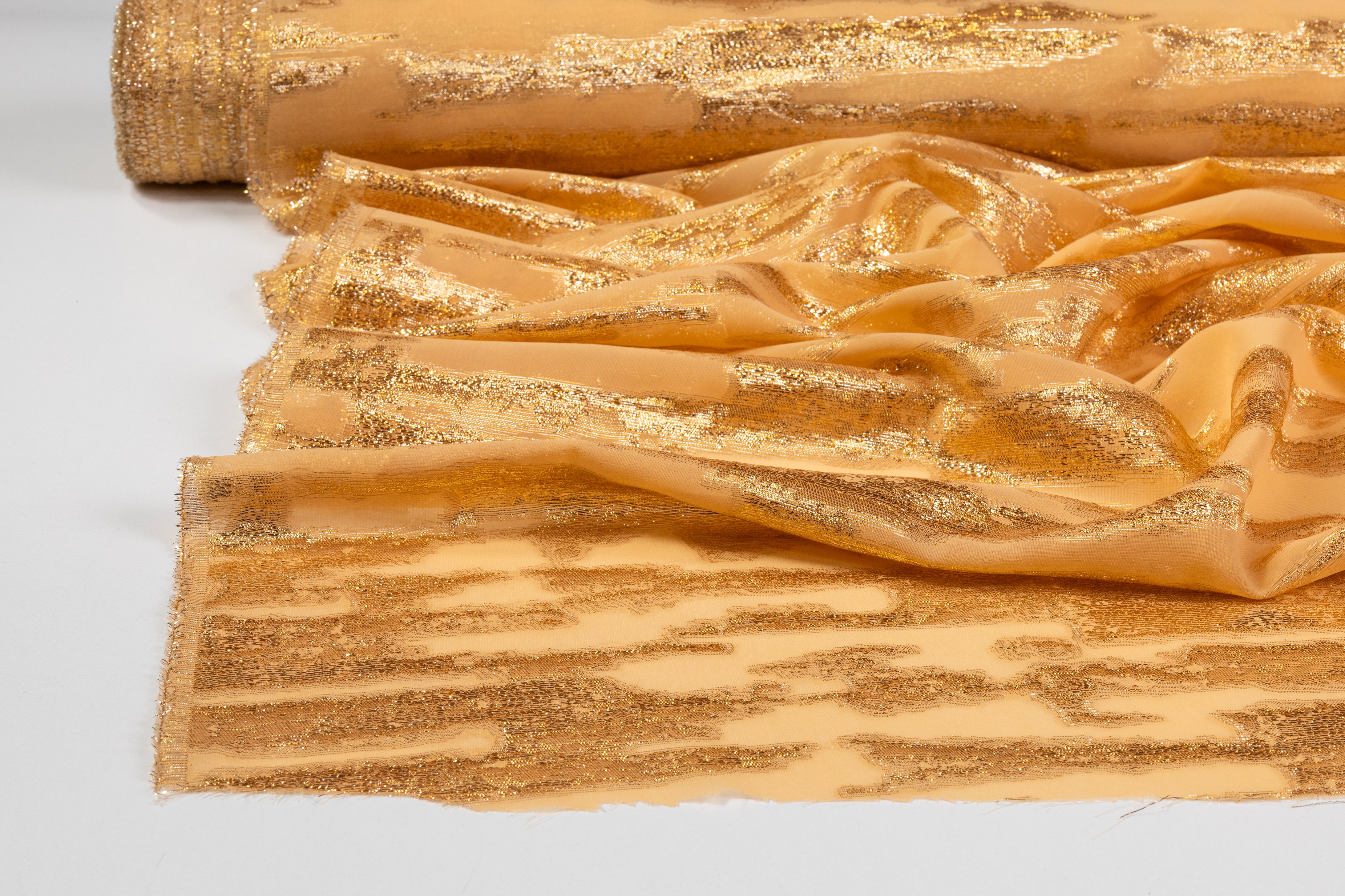 Metallic Poly Fil Coupé - Orange/ Gold