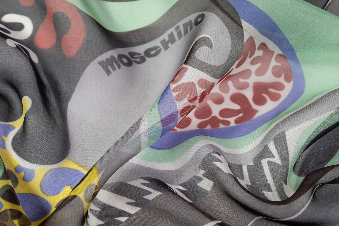 Moschino - Abstract Silk Chiffon - Multicolor