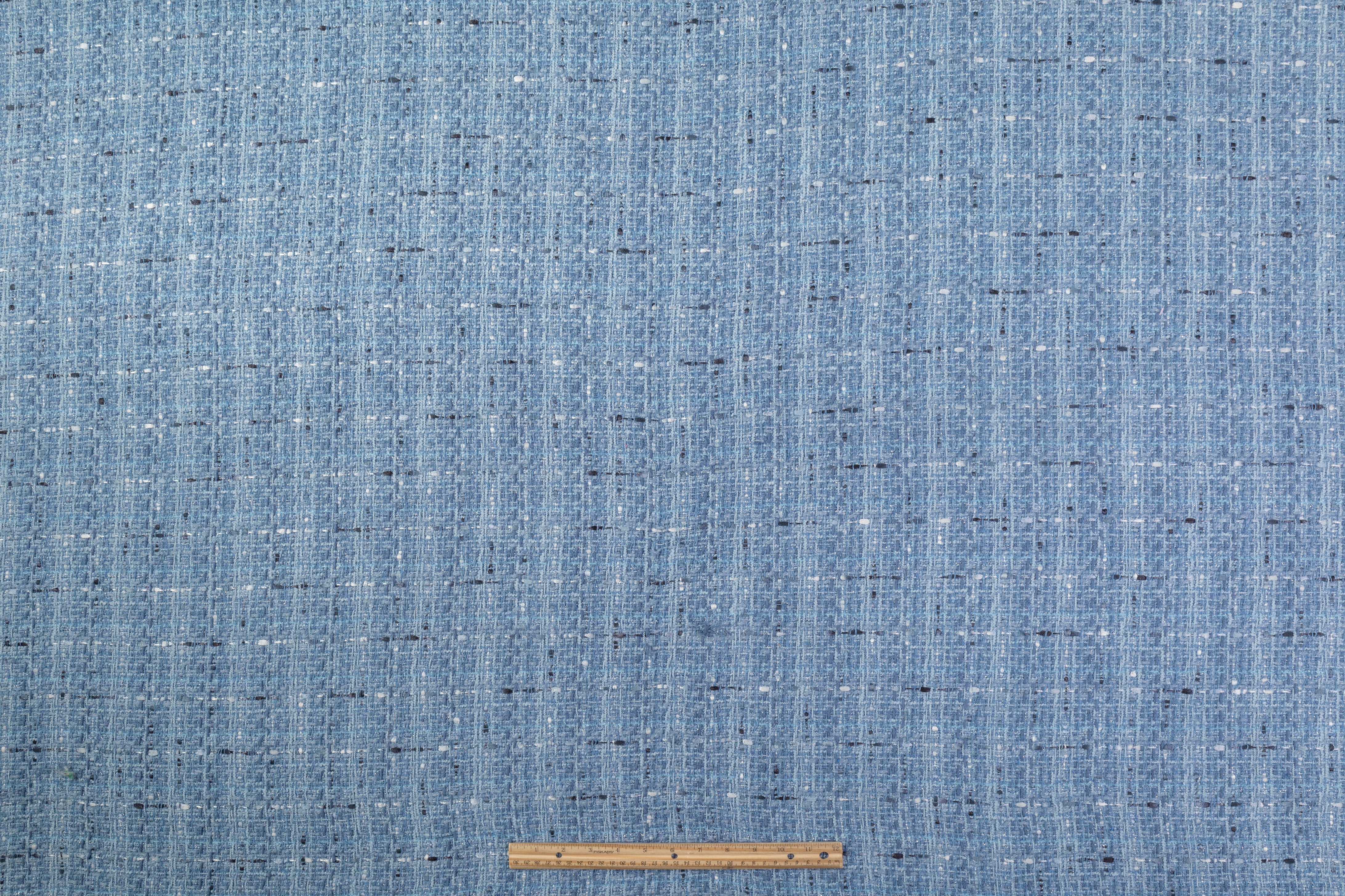 Metallic Tweed Boucle - Blue