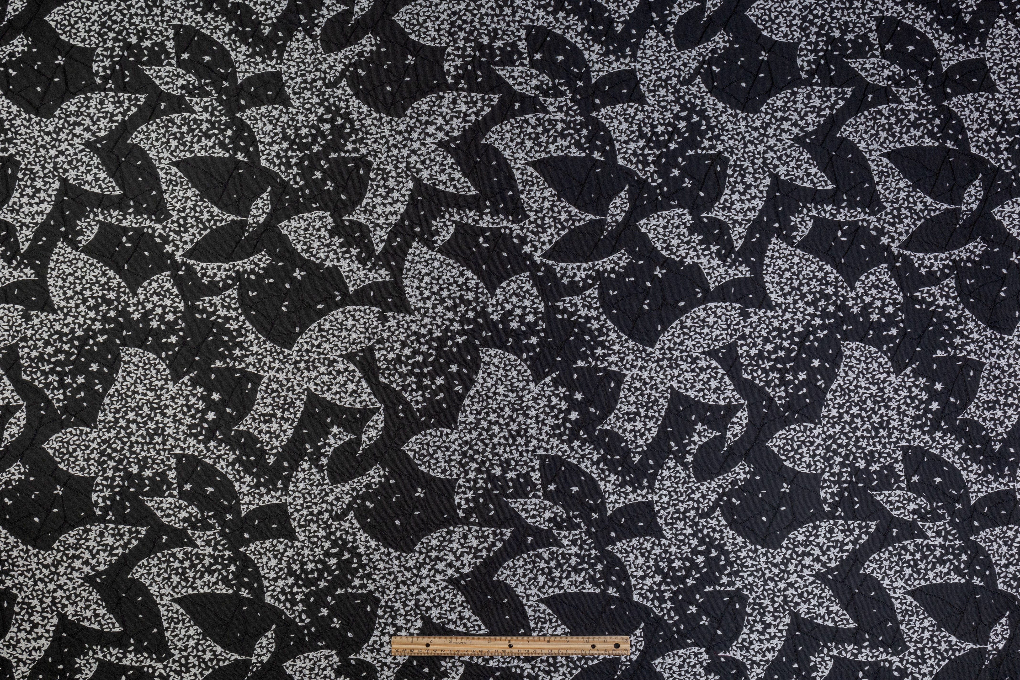 Emanuel Ungaro - Floral Silk Blend Brocade - Black / Gray