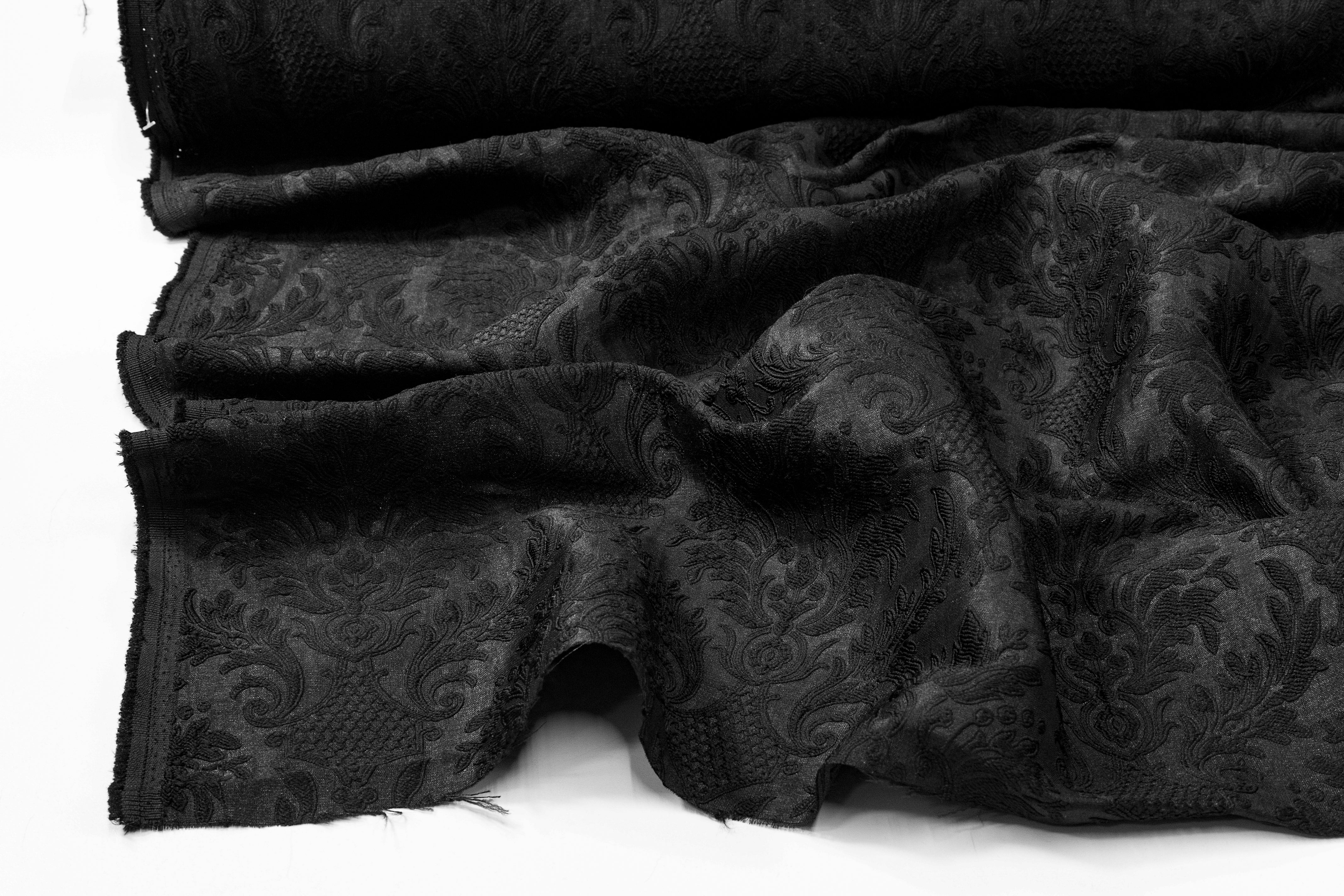 Damask Brocade - Black
