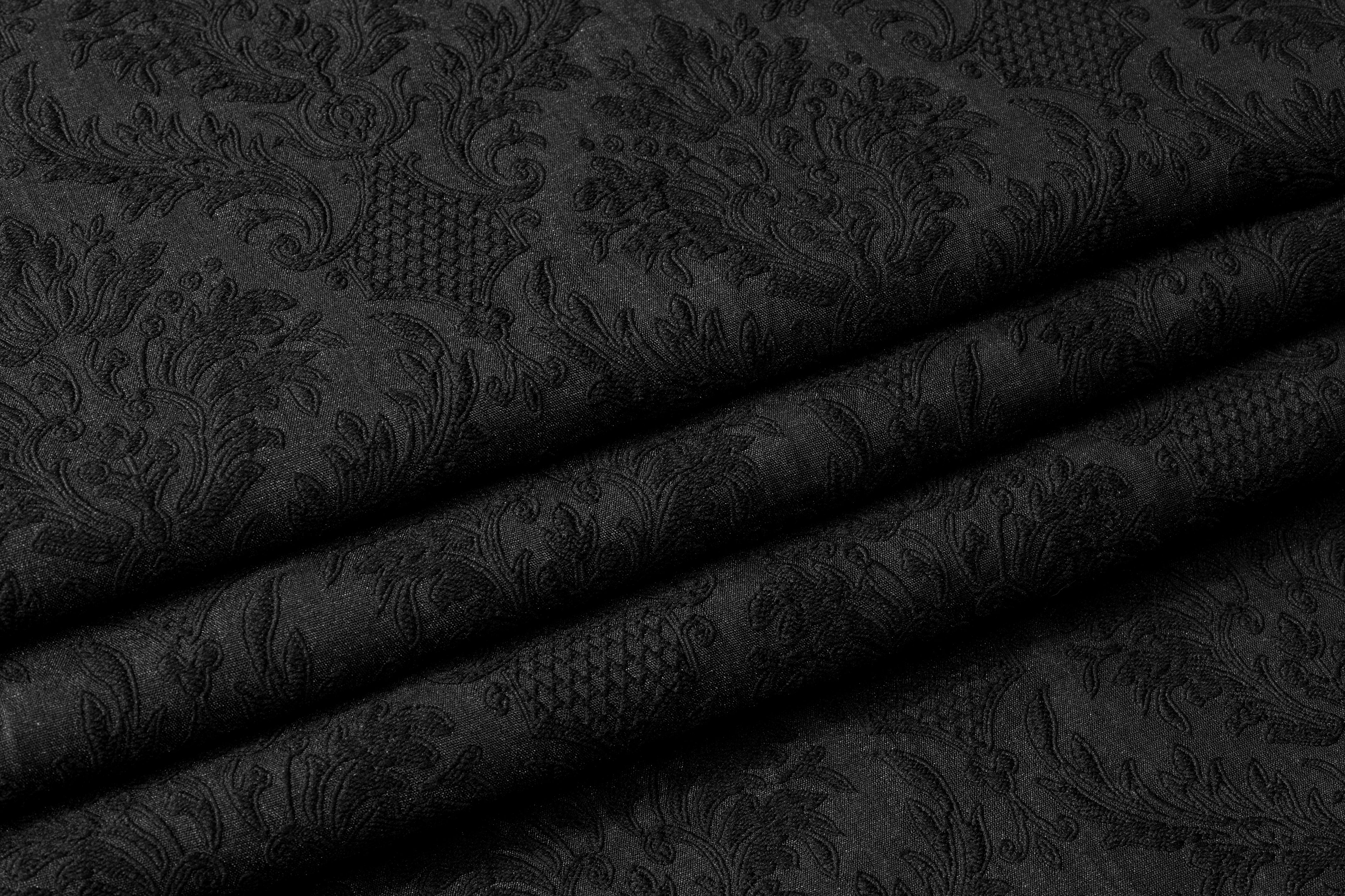 Damask Brocade - Black