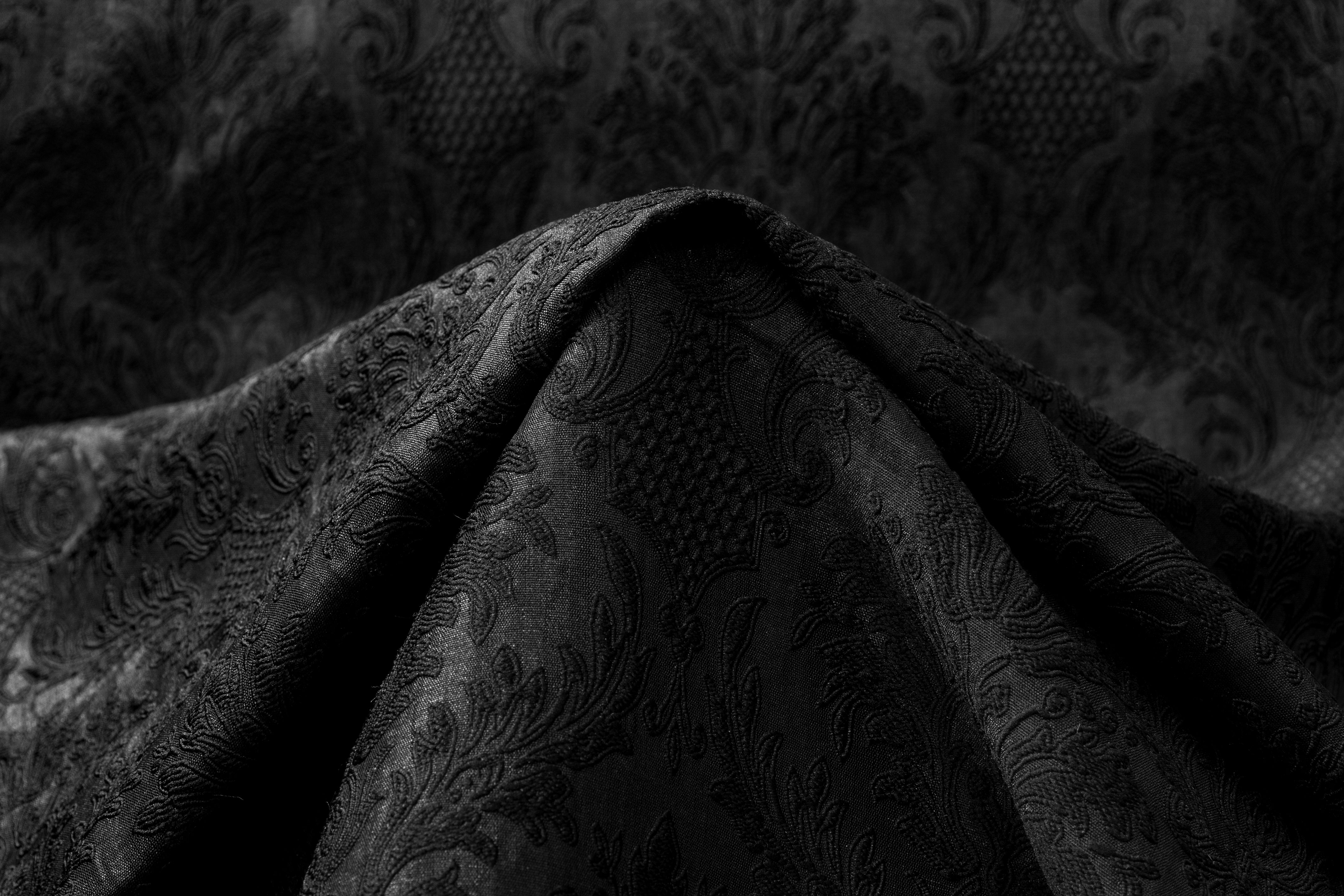 Damask Brocade - Black