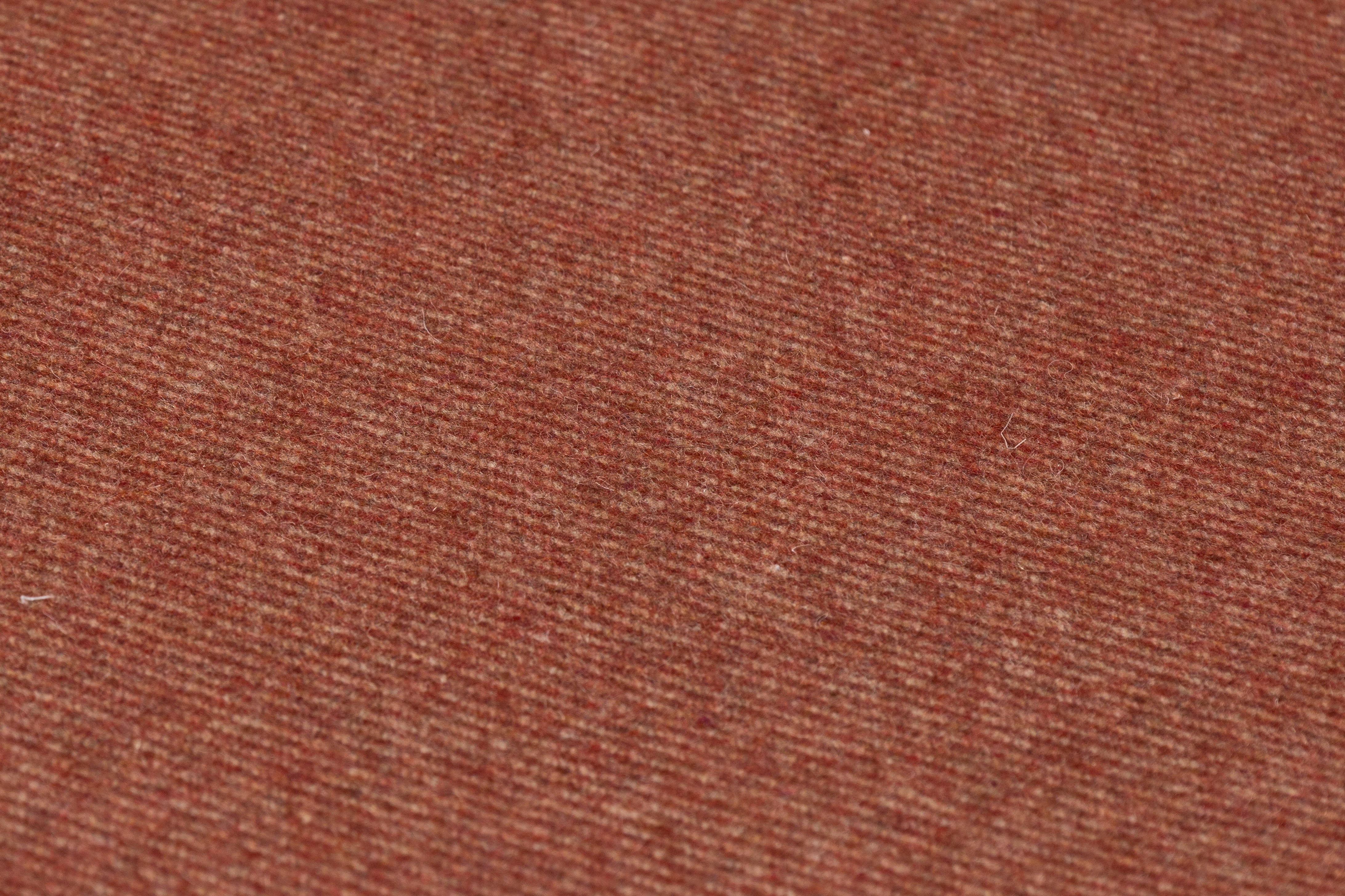Italian Wool Nylon Twill Coating - Rust Brown