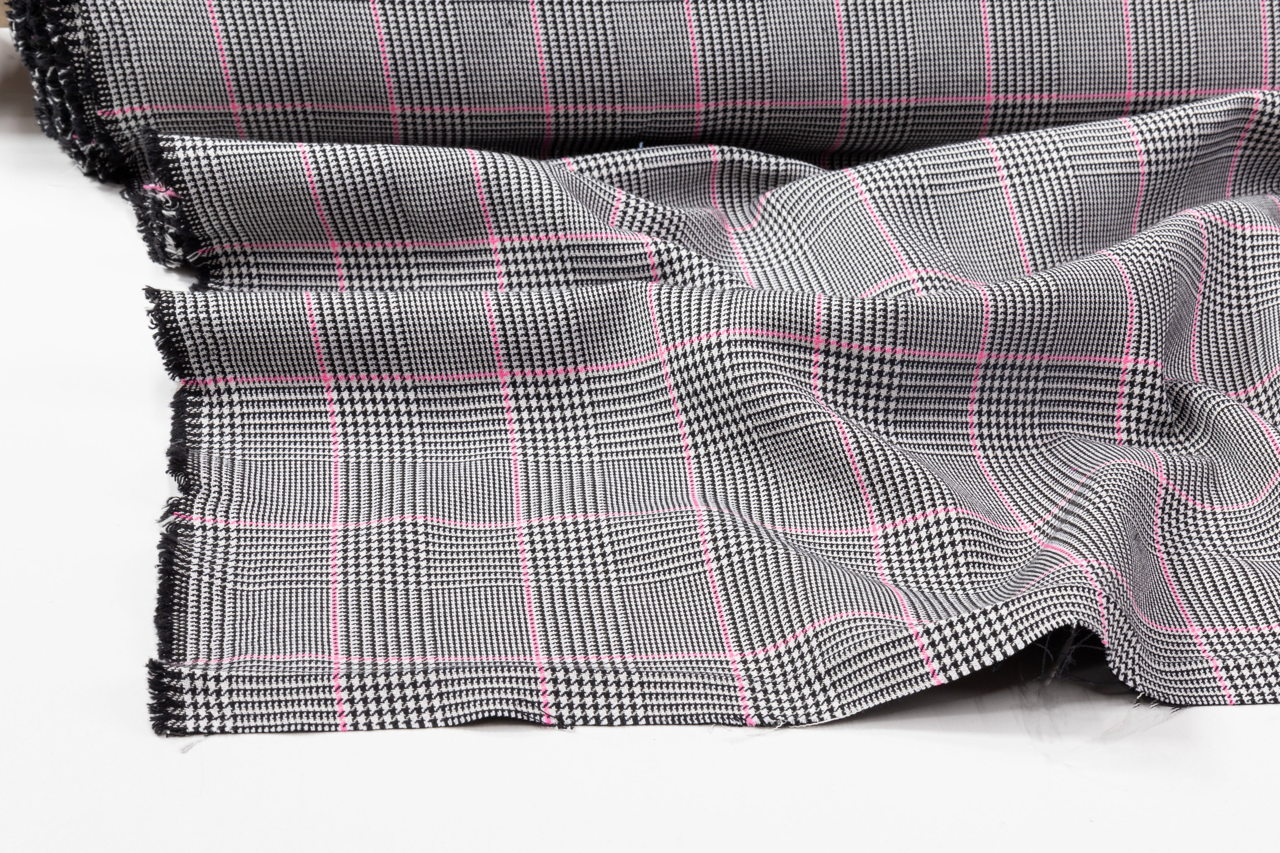 Double Faced Poly Acetate Coating - Black / White / Pink