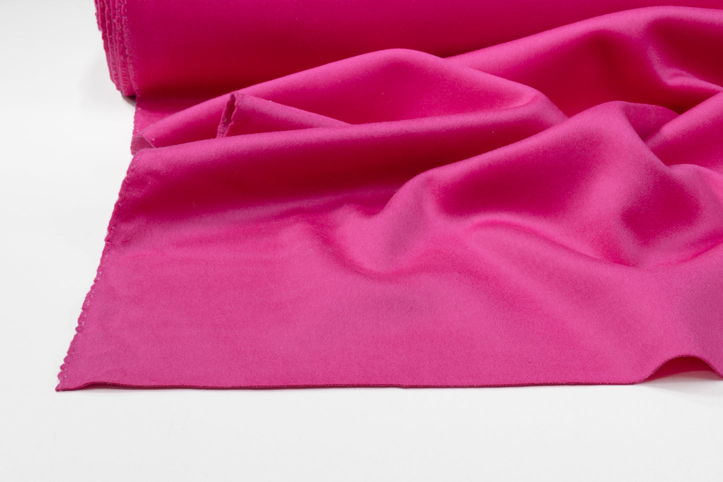 Double Faced Italian Wool Coating - Pink