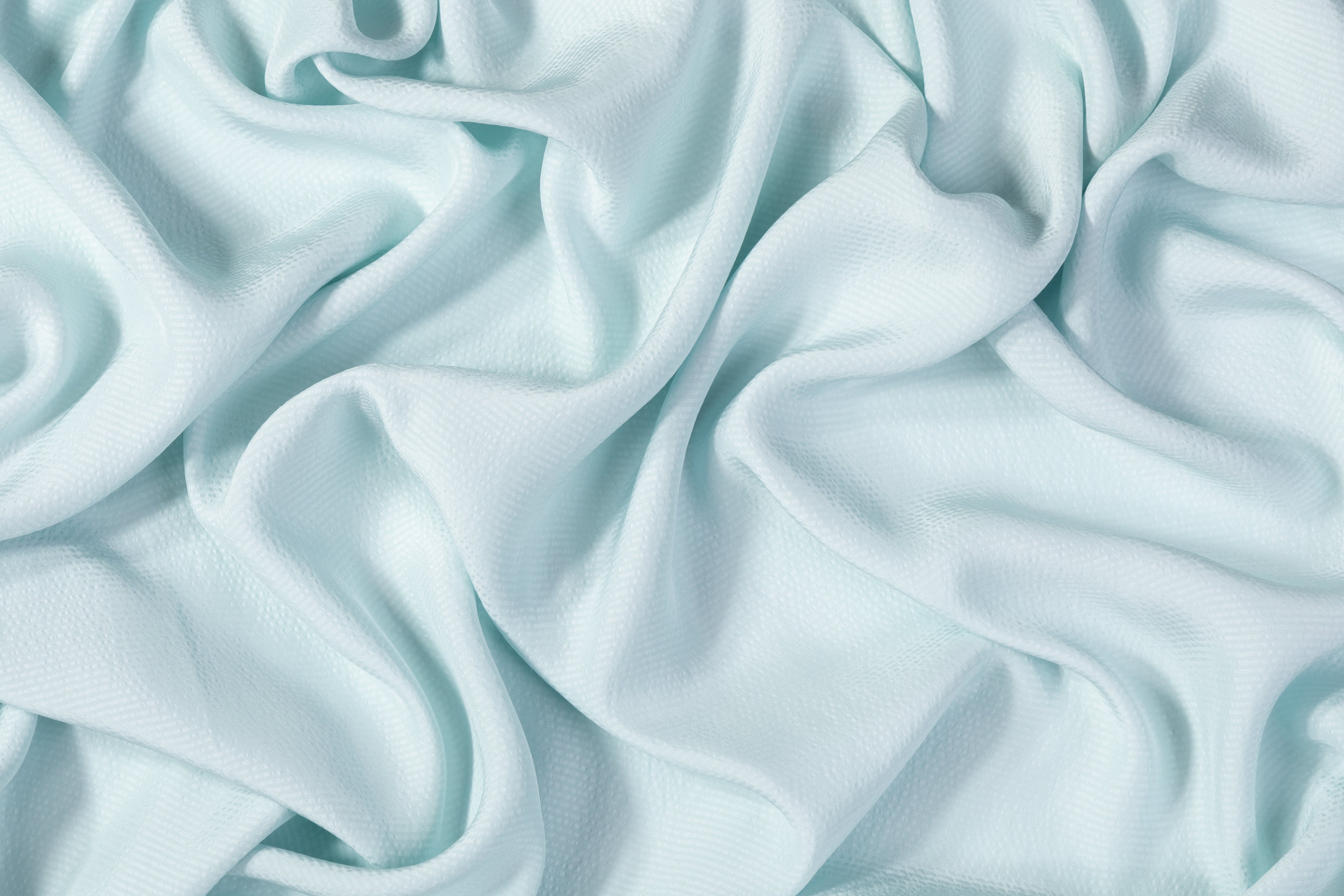 Hammered Silk Charmeuse - Light Blue