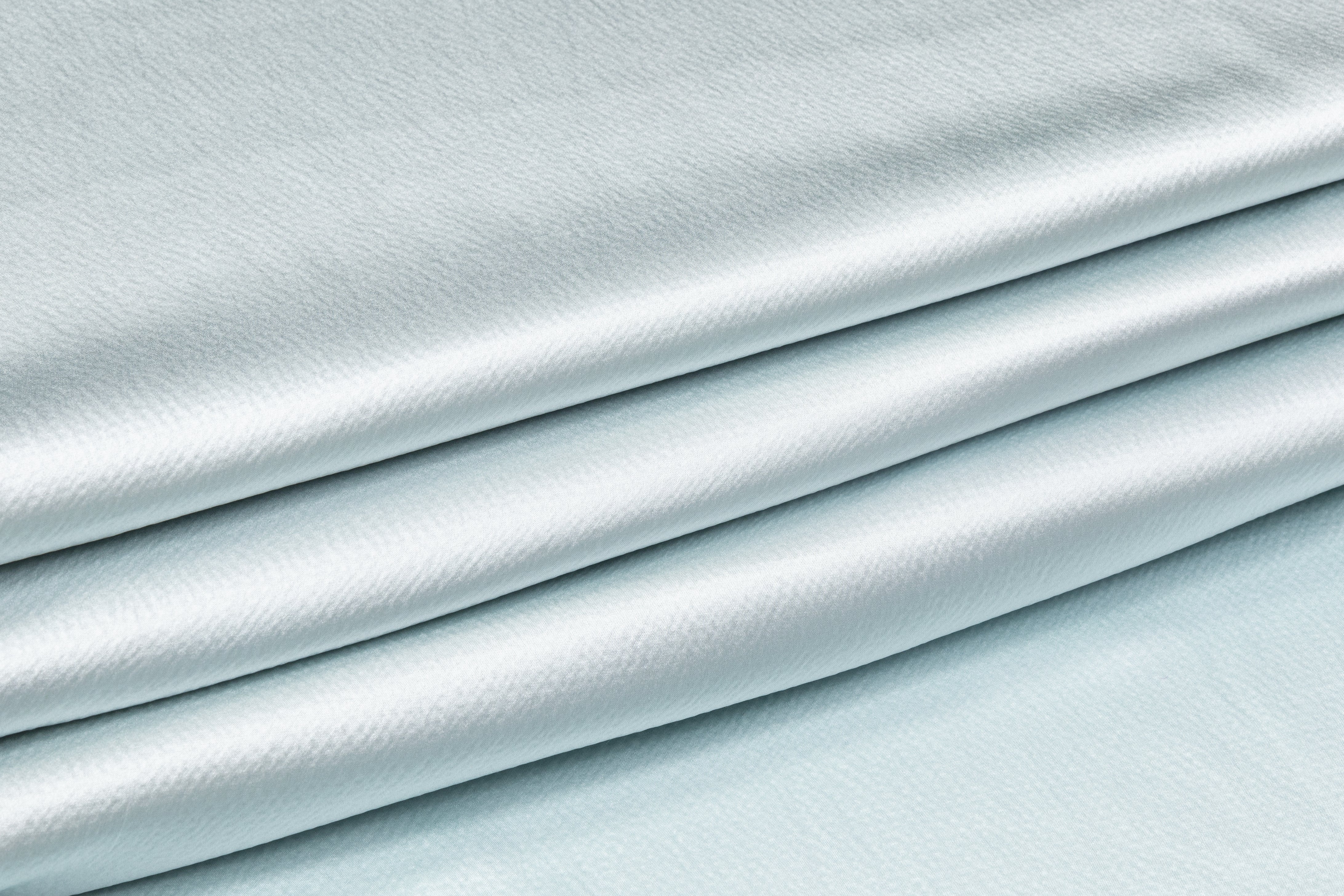 Hammered Silk Charmeuse - Light Blue