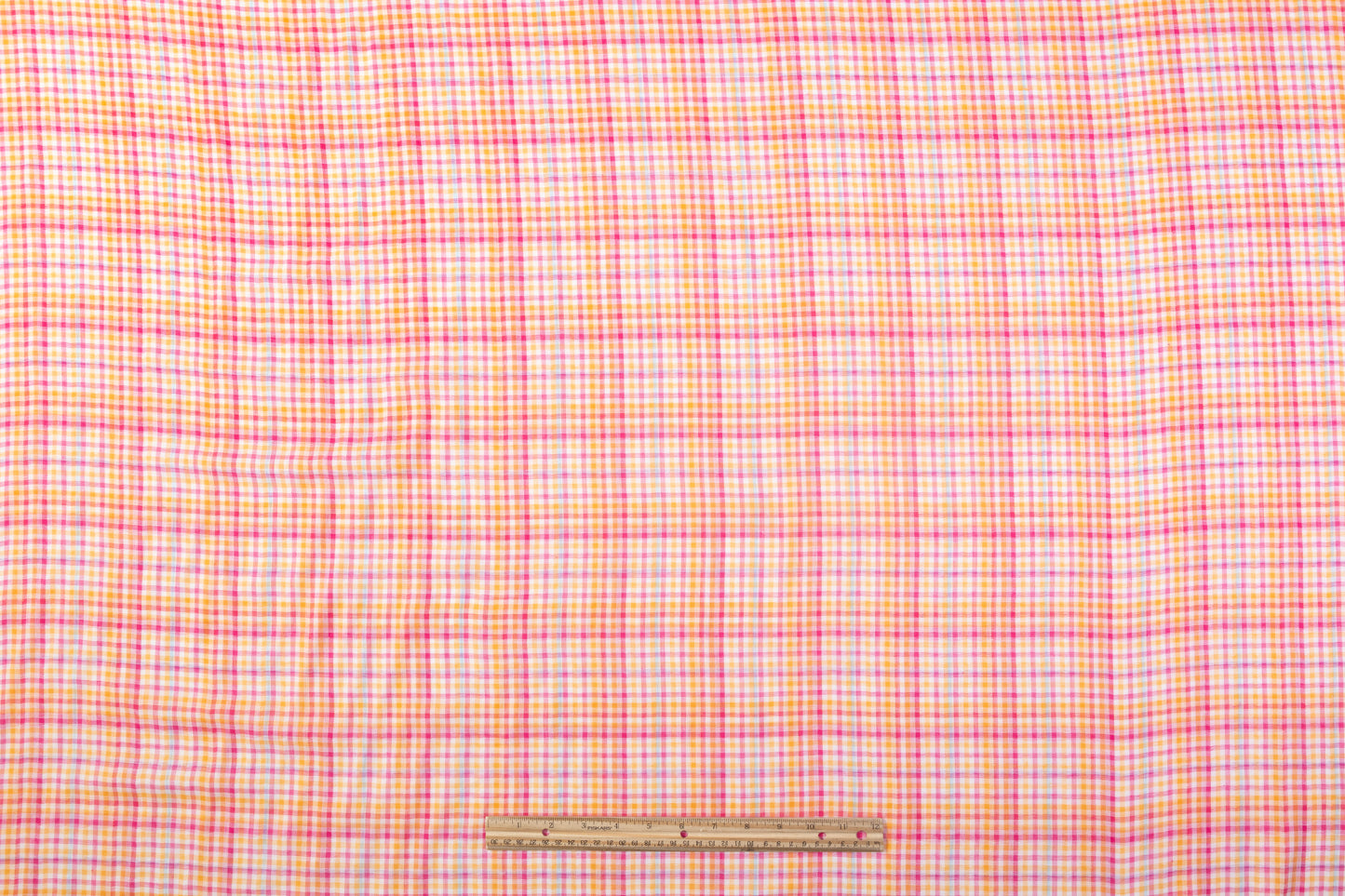 Printed Double Cotton Gauze - Pink / Purple / Orange