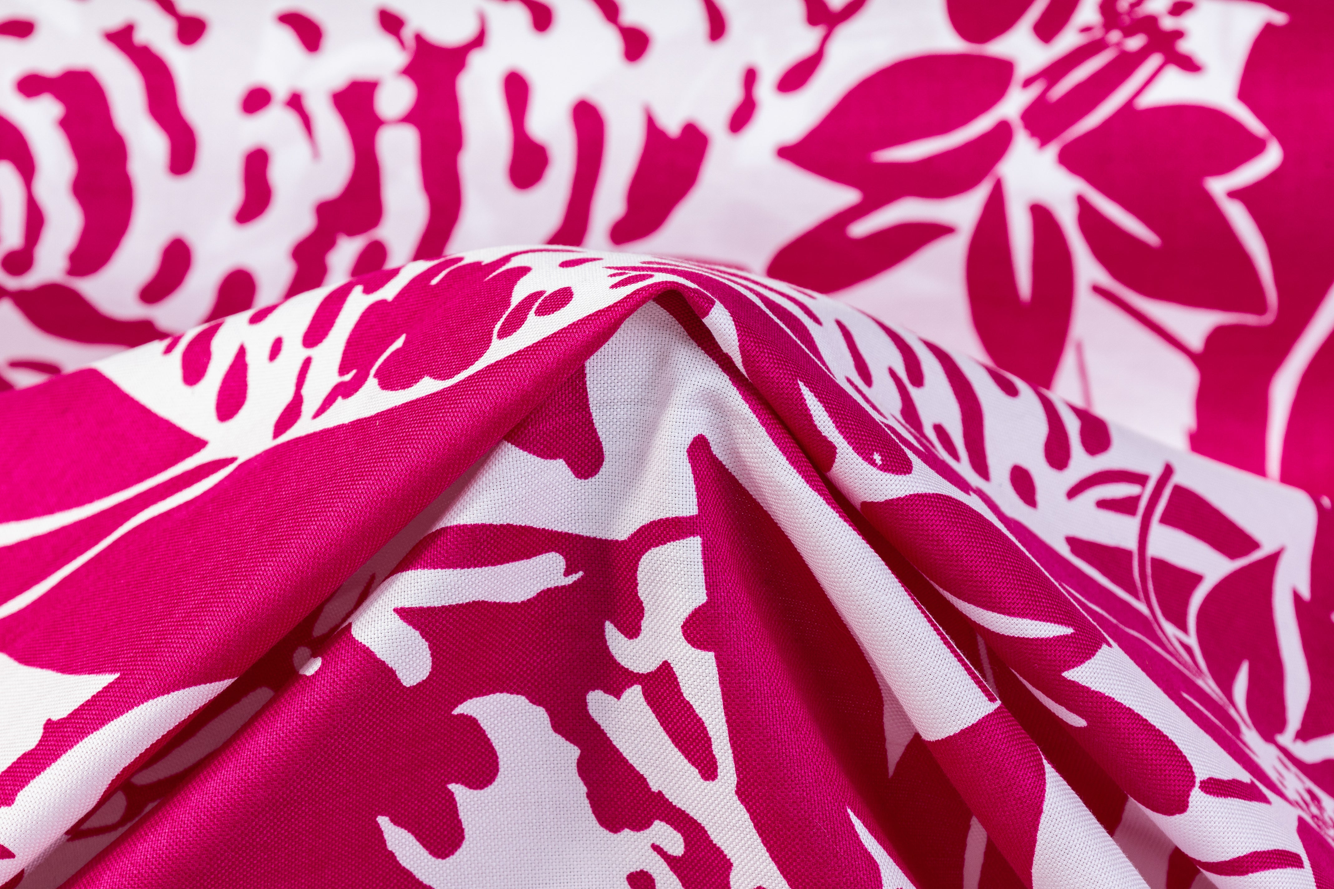 Emanuel Ungaro - Floral Italian Cotton - Magenta / White