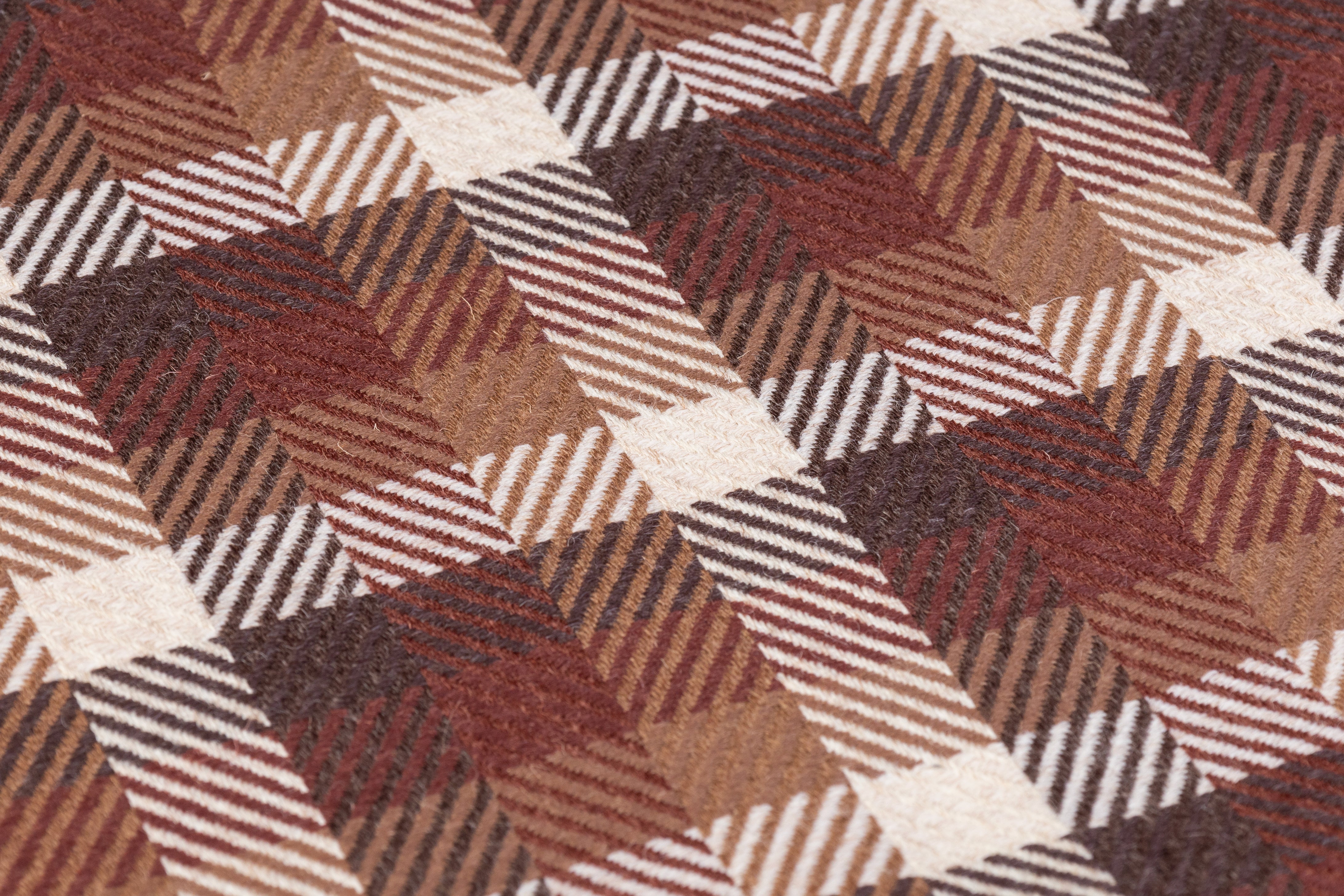 Checked Italian Wool - Brown
