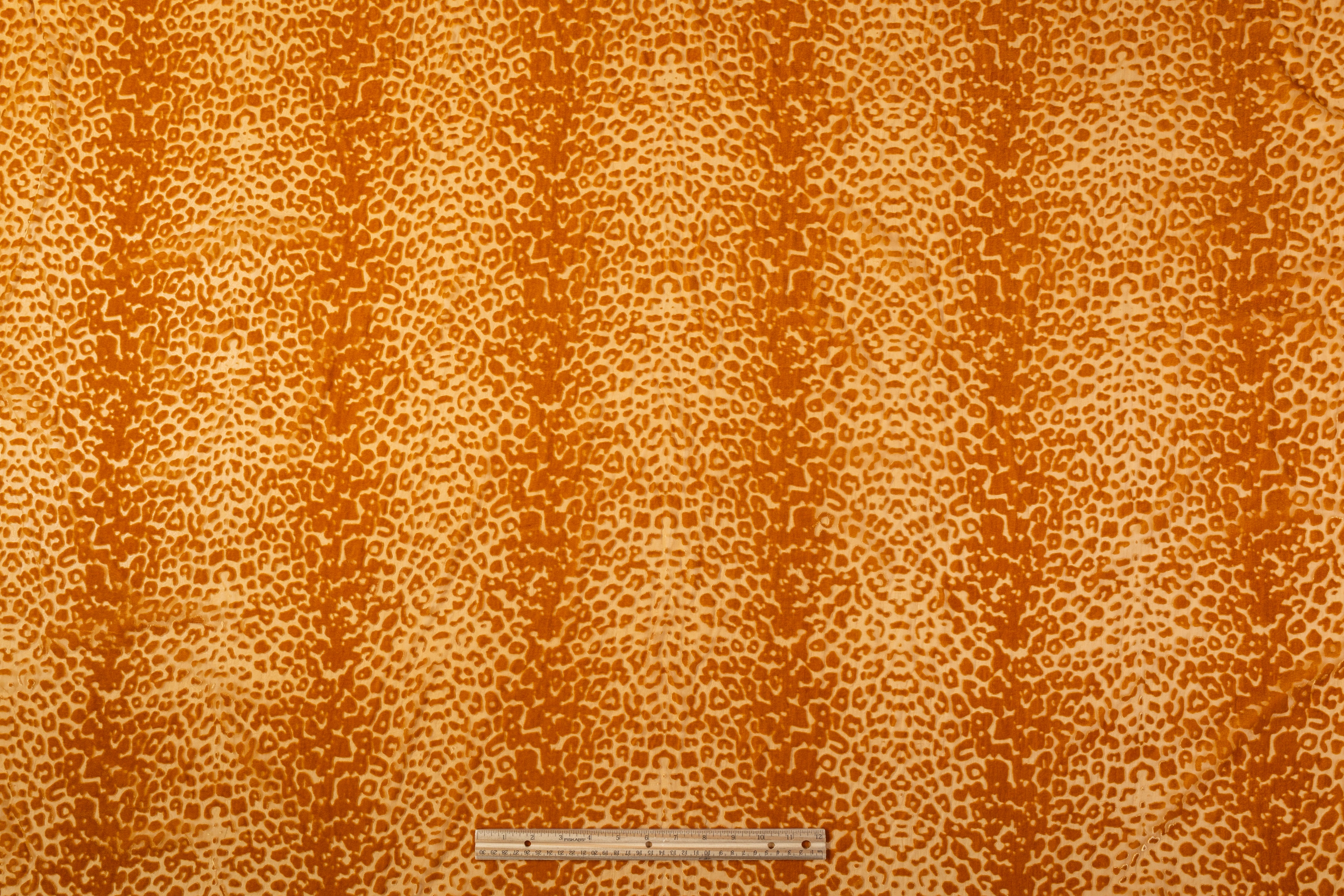 Cheetah Velvet Burnout - Copper