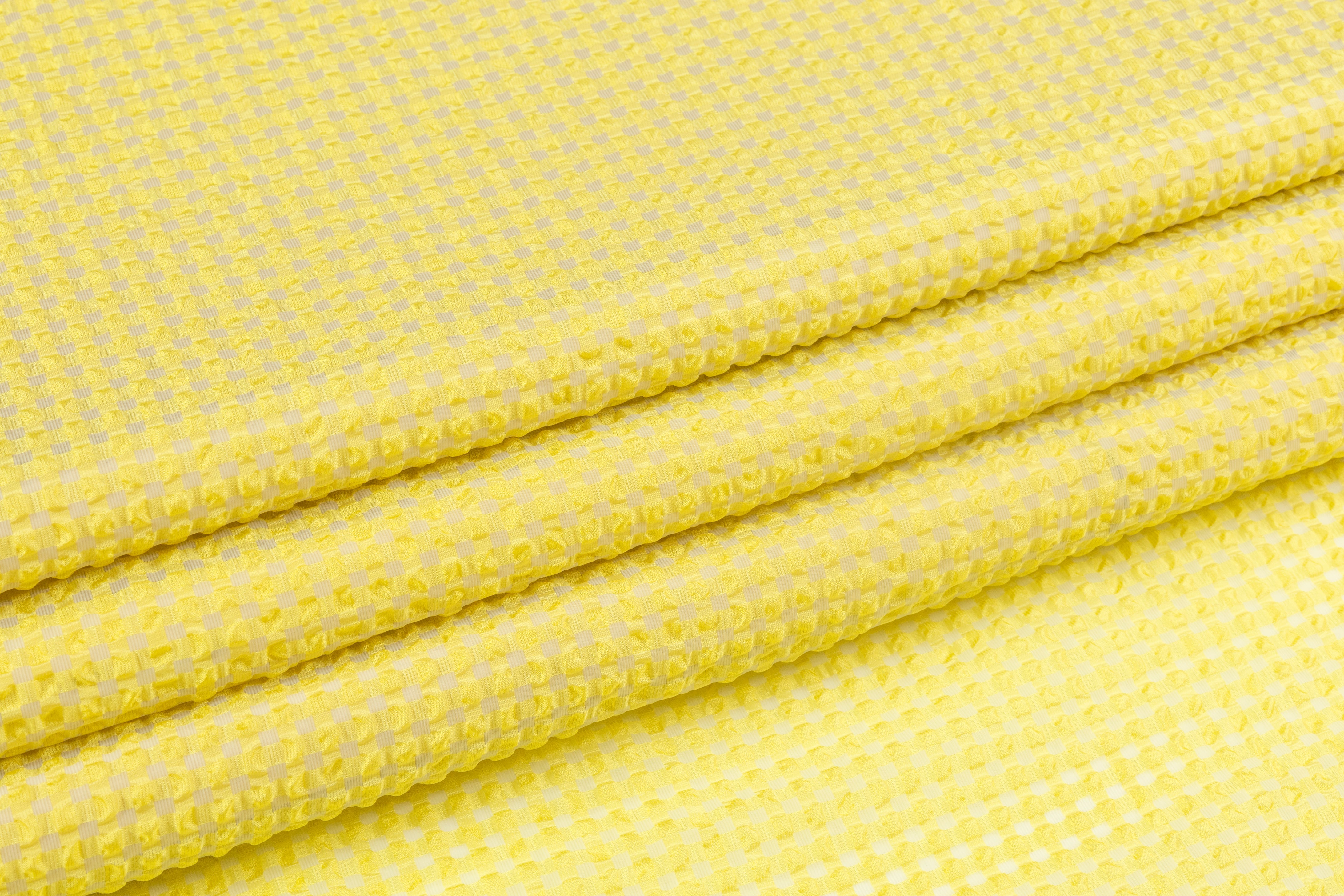 Silk Seersucker - Yellow