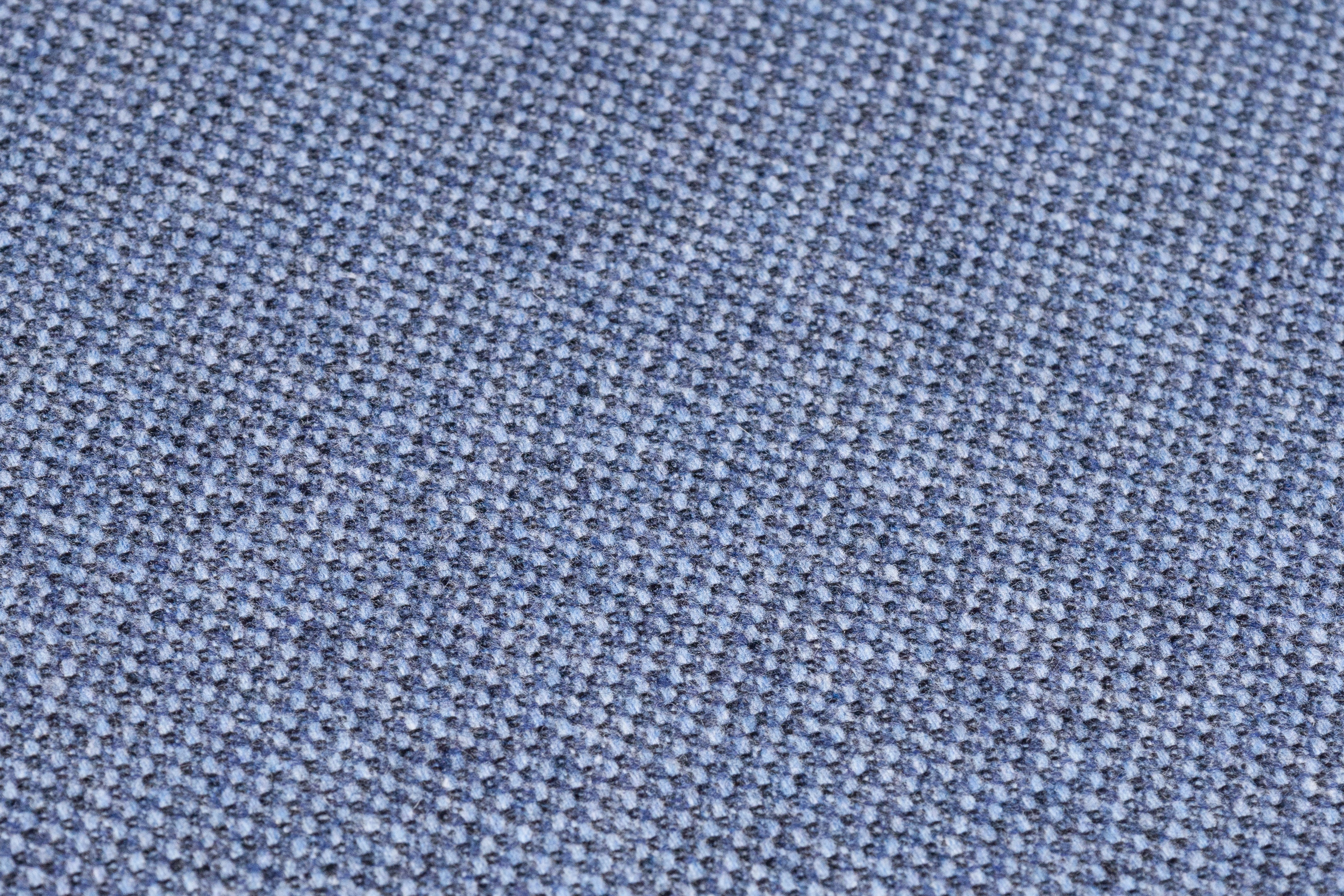 Italian Wool Cashmere Tweed Suiting - Blue