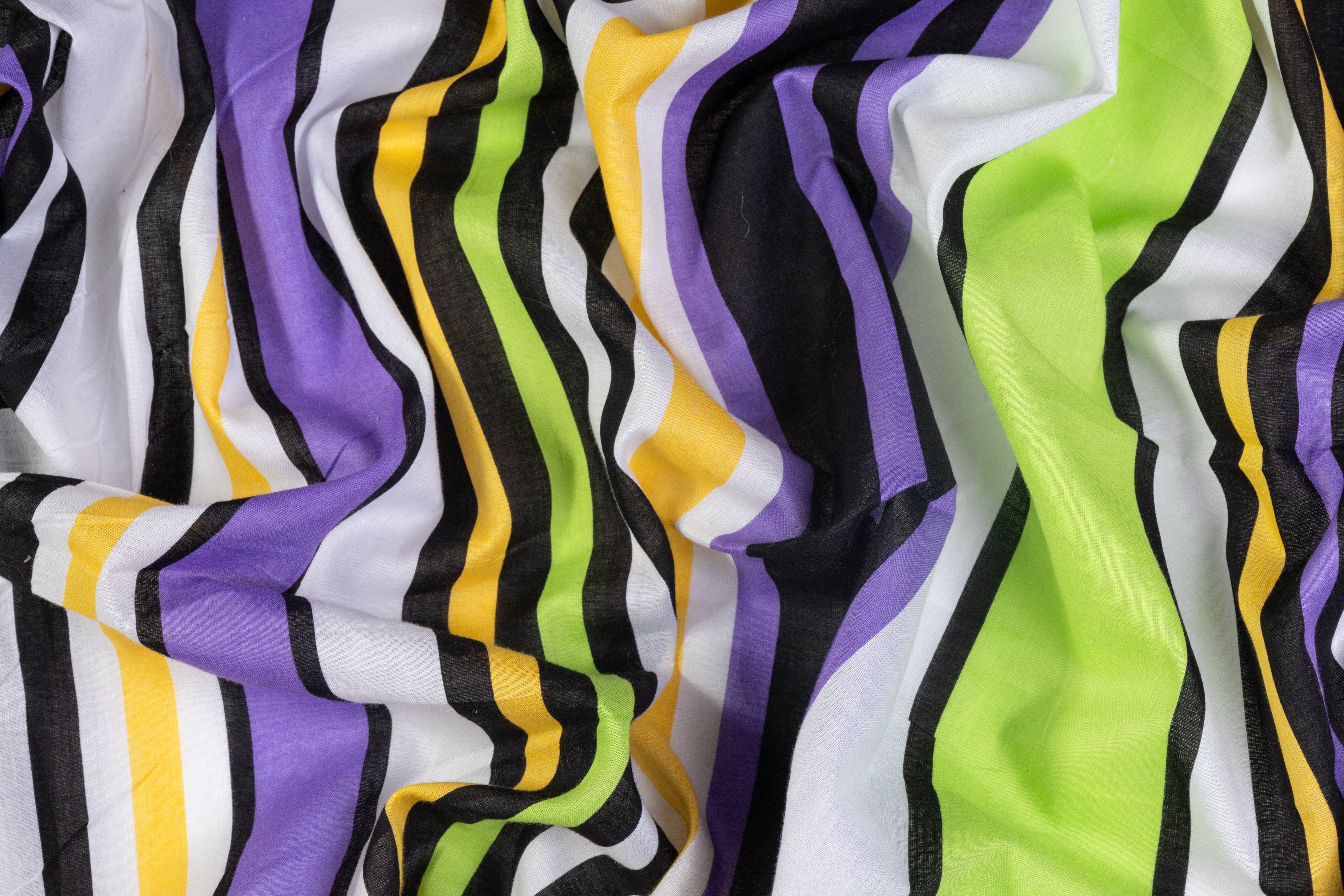 Striped Cotton Lawn - Multicolor