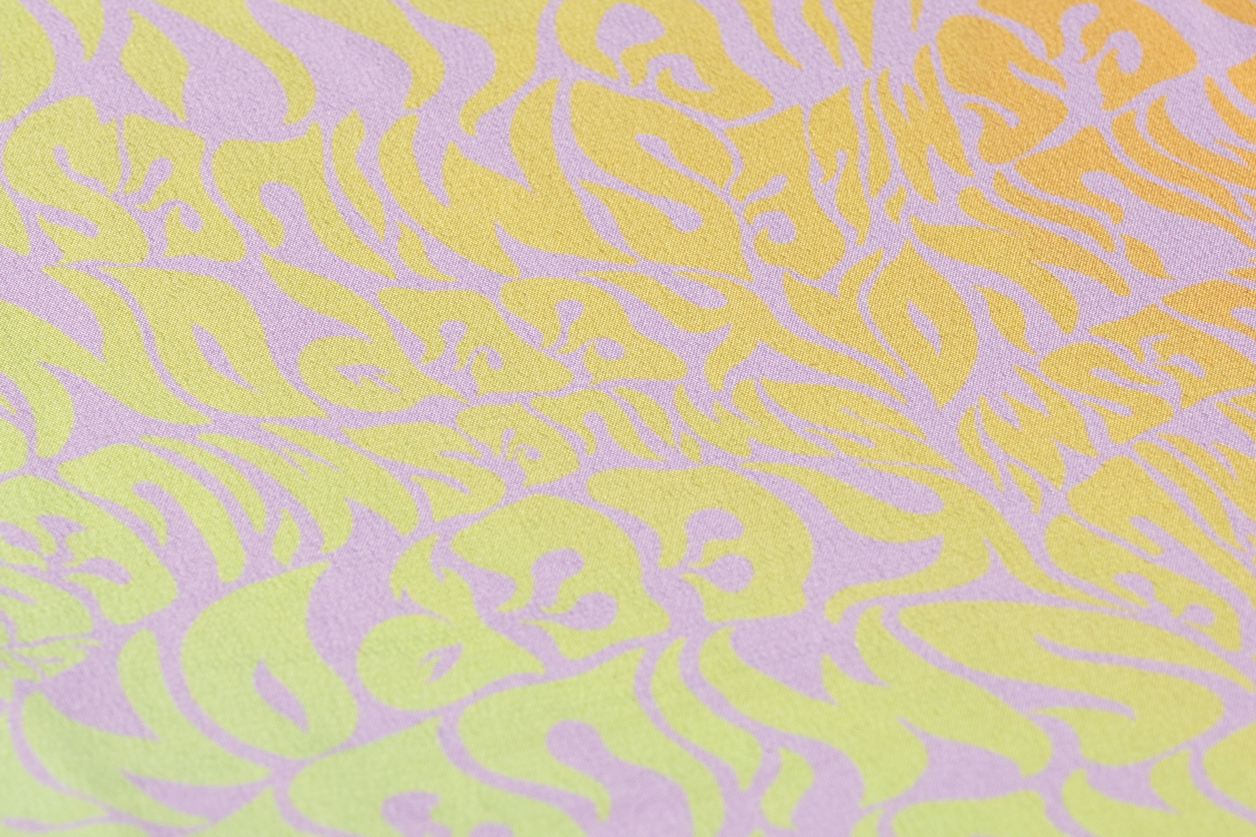 Stella McCartney - Italian Silk Crepe De Chine - Orange / Green / Purple