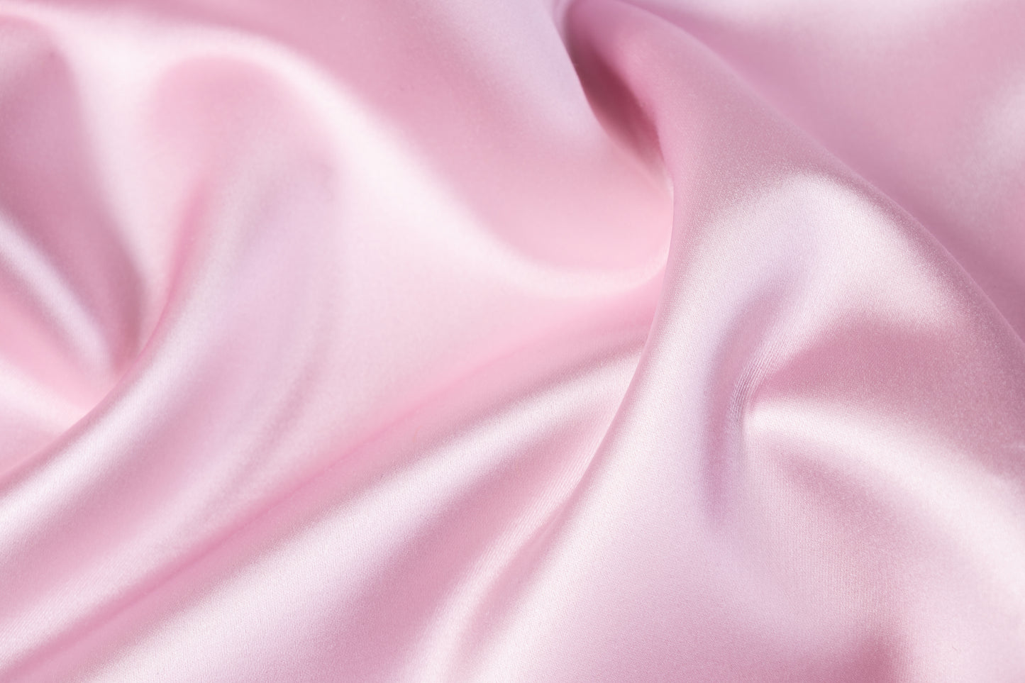 Italian Cotton Backed Silk Viscose Satin - Pink