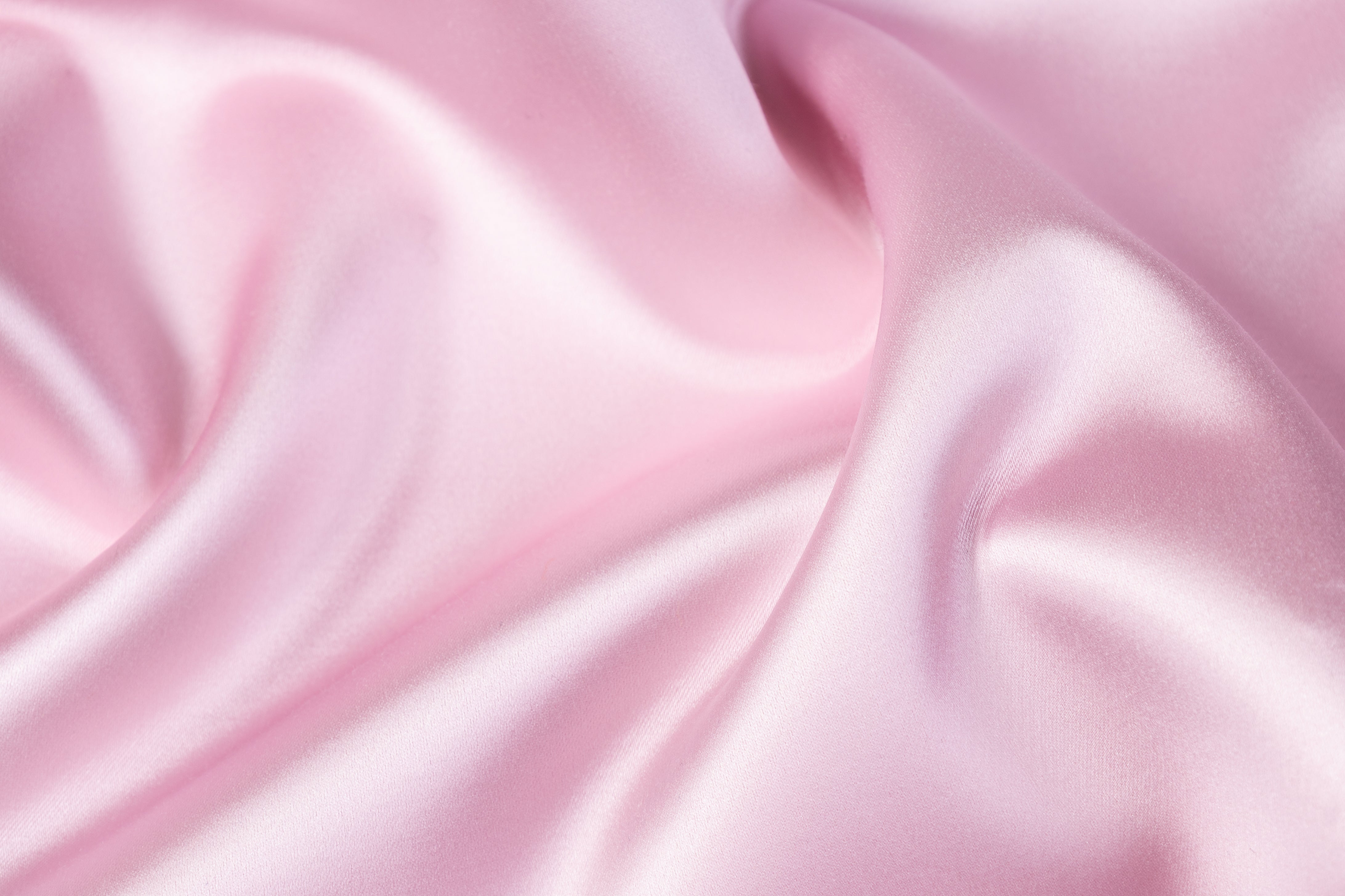 Italian Cotton Backed Silk Viscose Satin - Pink
