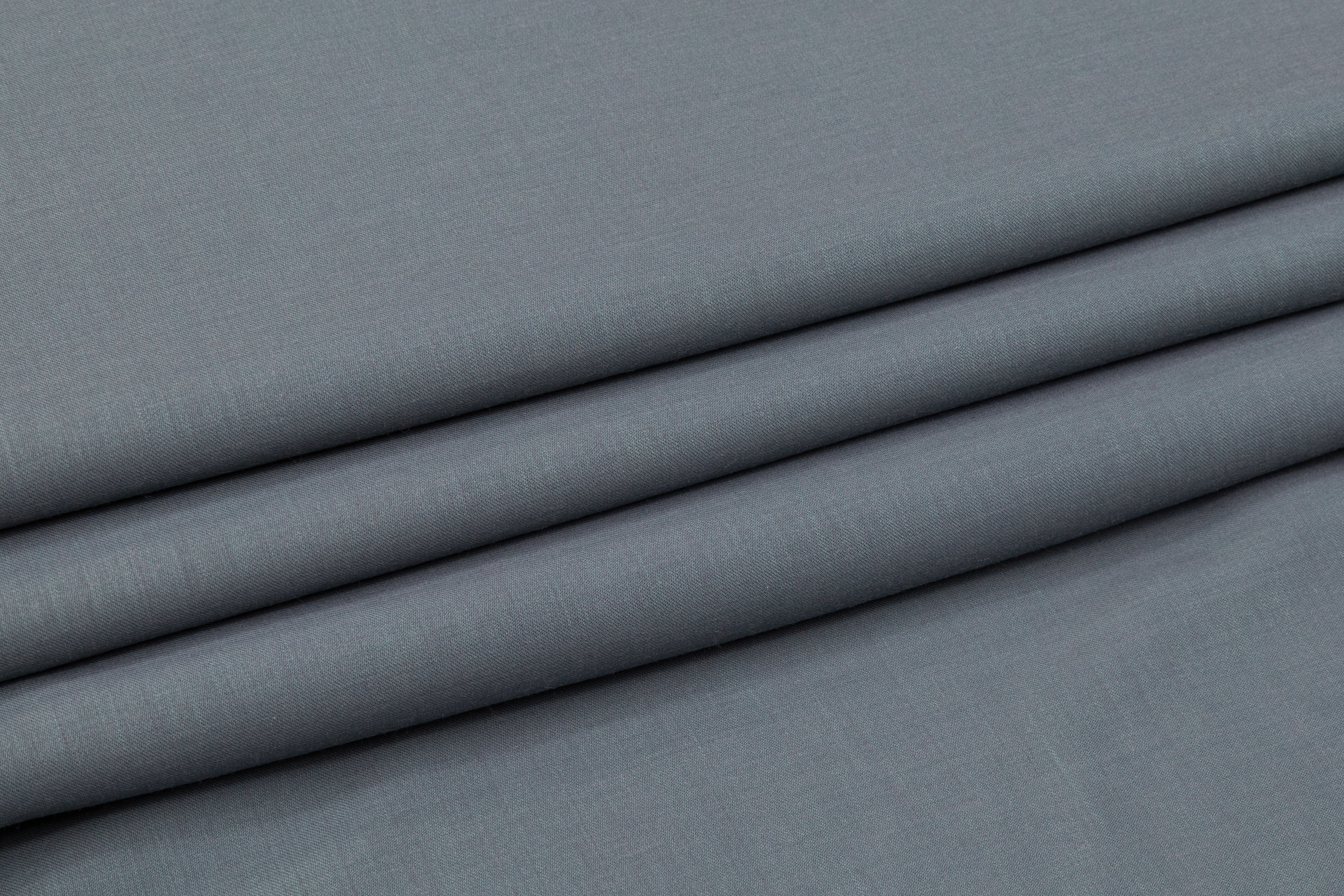 Double-Faced Two-Tone Italian Wool Suiting - Green