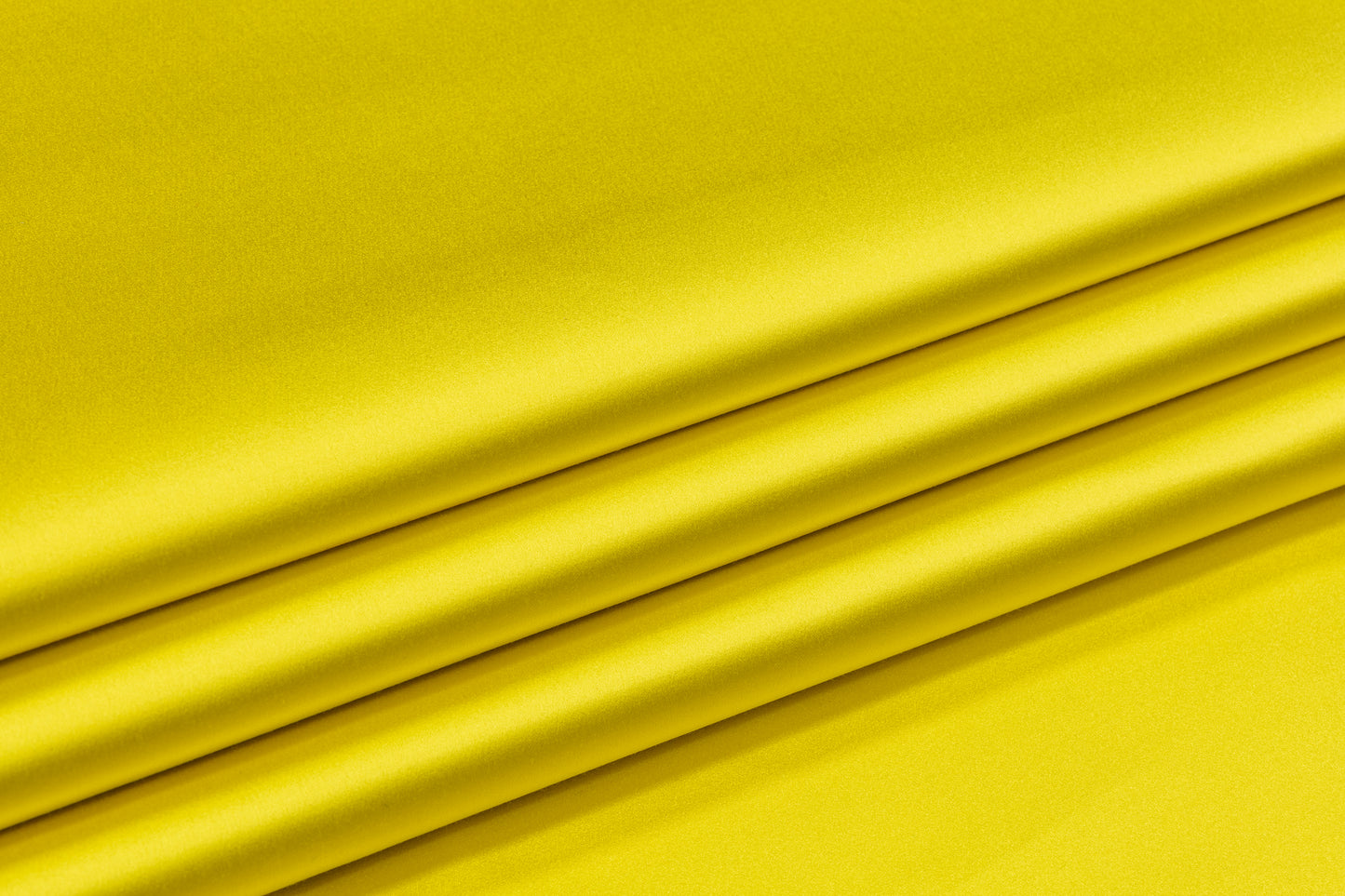 Italian Cotton Backed Silk Viscose Satin - Yellow