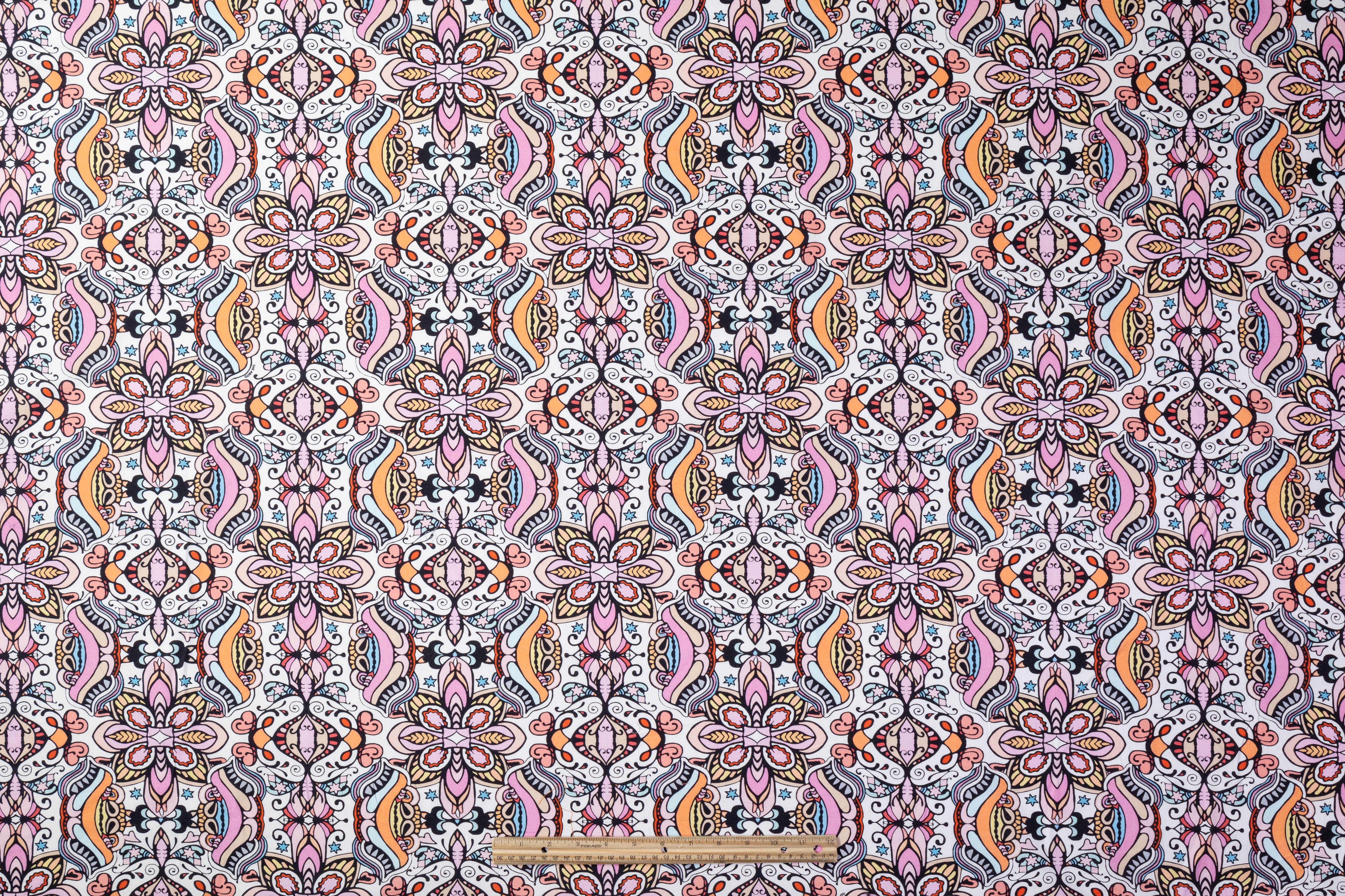 Floral Printed Italian Cotton - Multicolor