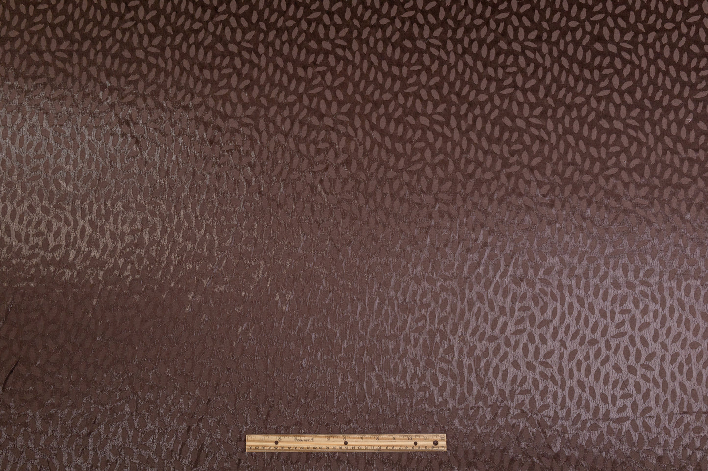 Abstract Metallic Brocade - Brown