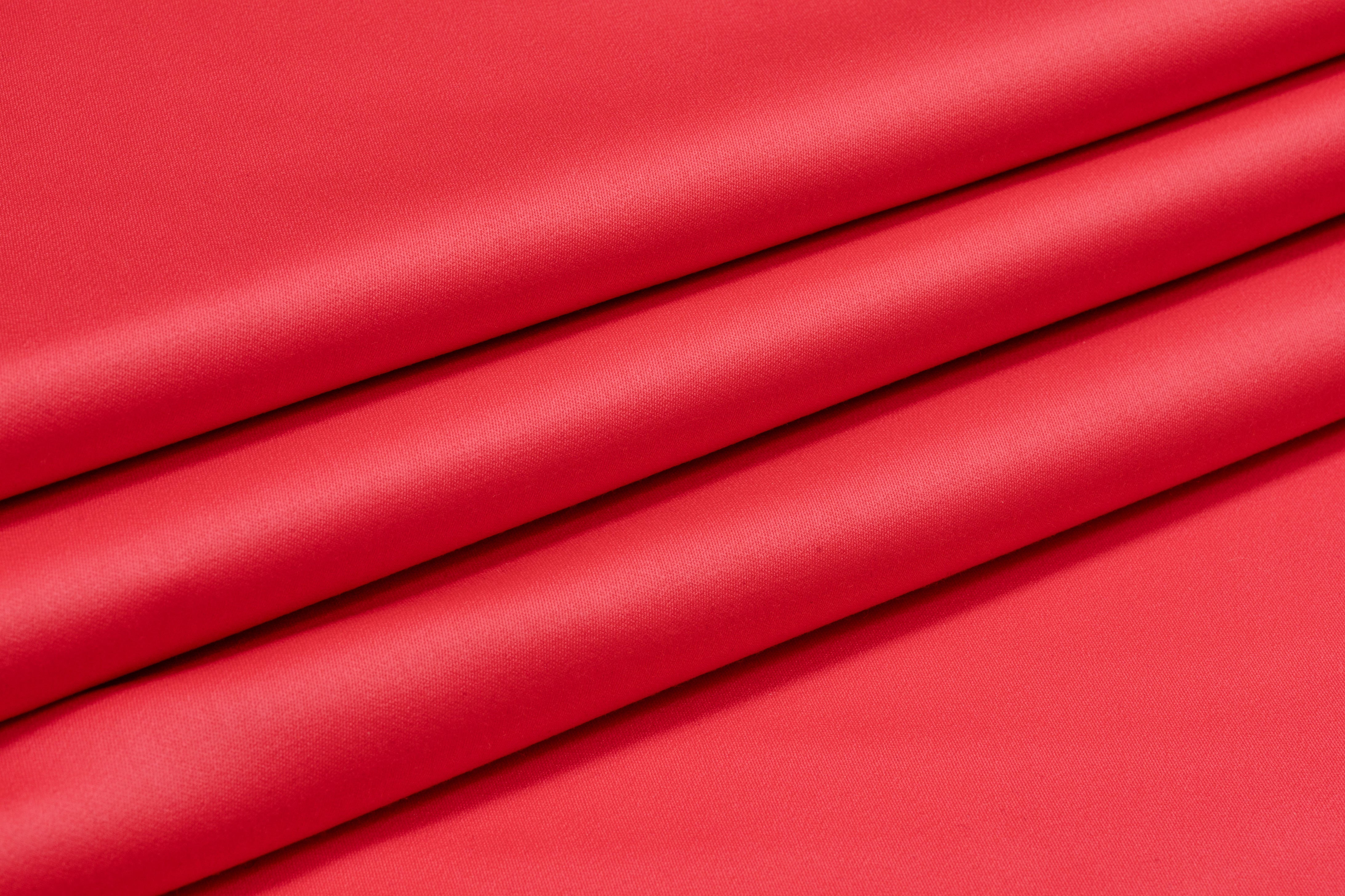 Super 150s Italian Wool Blend Satin Faille Suiting - Raspberry