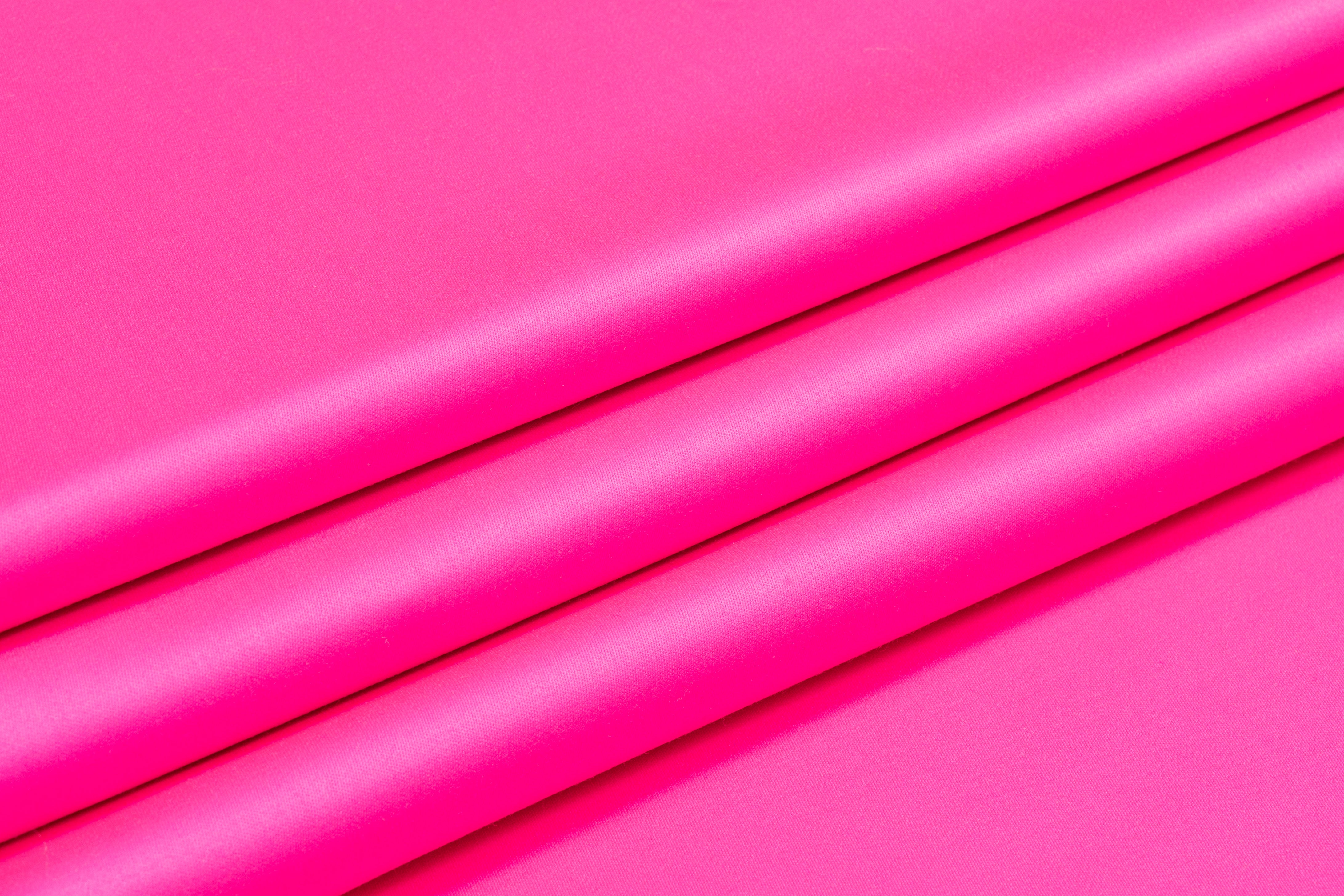 Super 150s Italian Wool Blend Satin Faille Suiting - Hot Pink