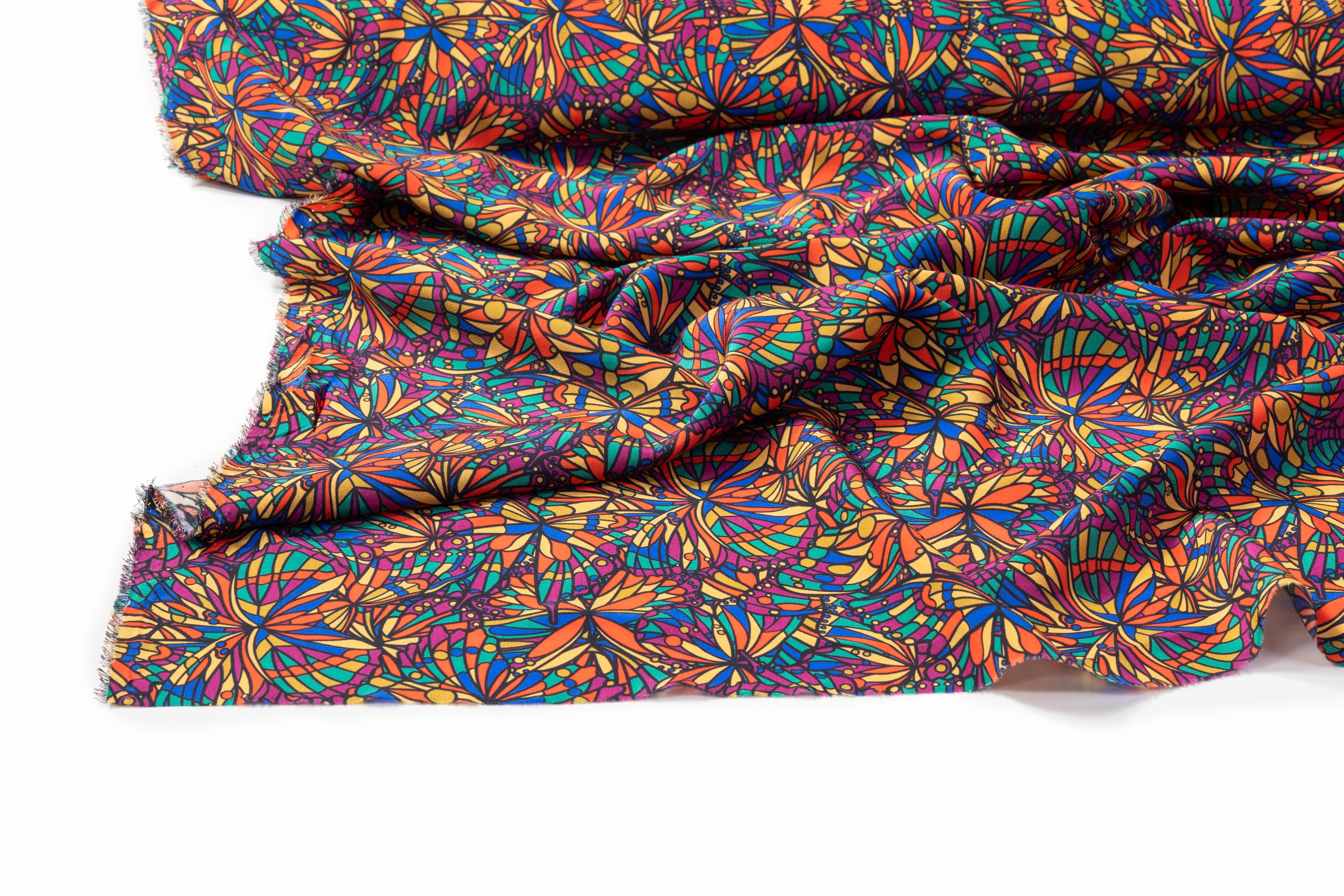 Liberty Fabrics - Silk Crepe De Chine - Multicolor