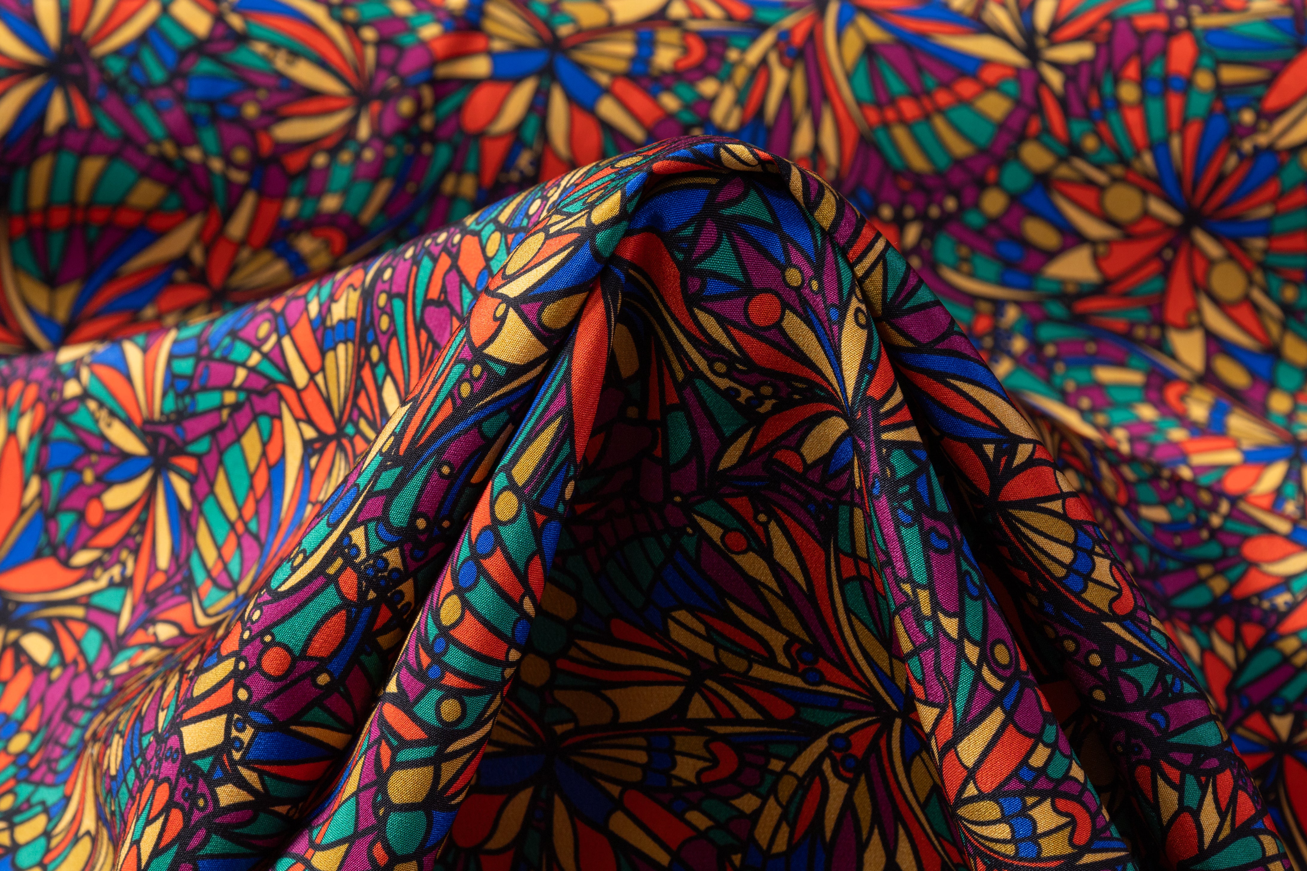 Liberty Fabrics - Silk Crepe De Chine - Multicolor