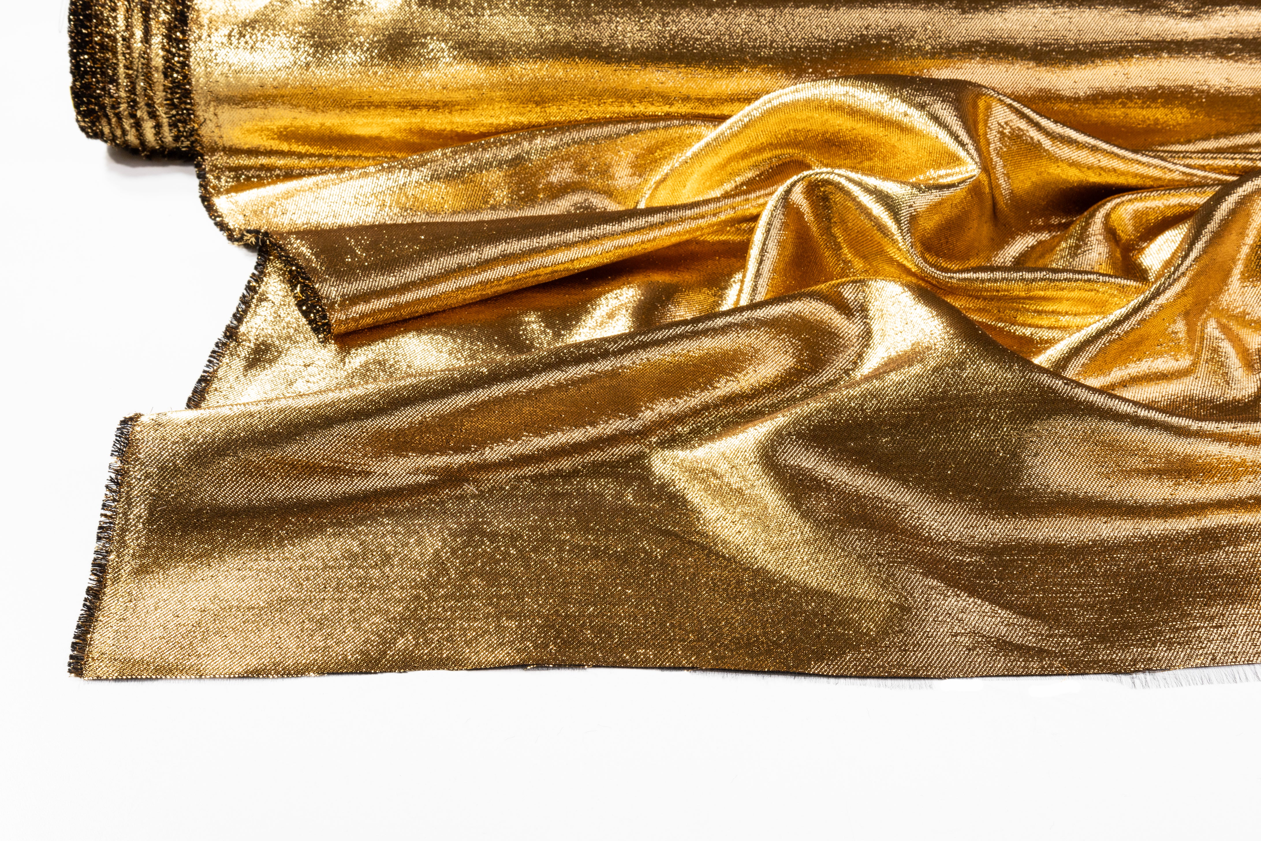 Italian Silk Lamé - Gold