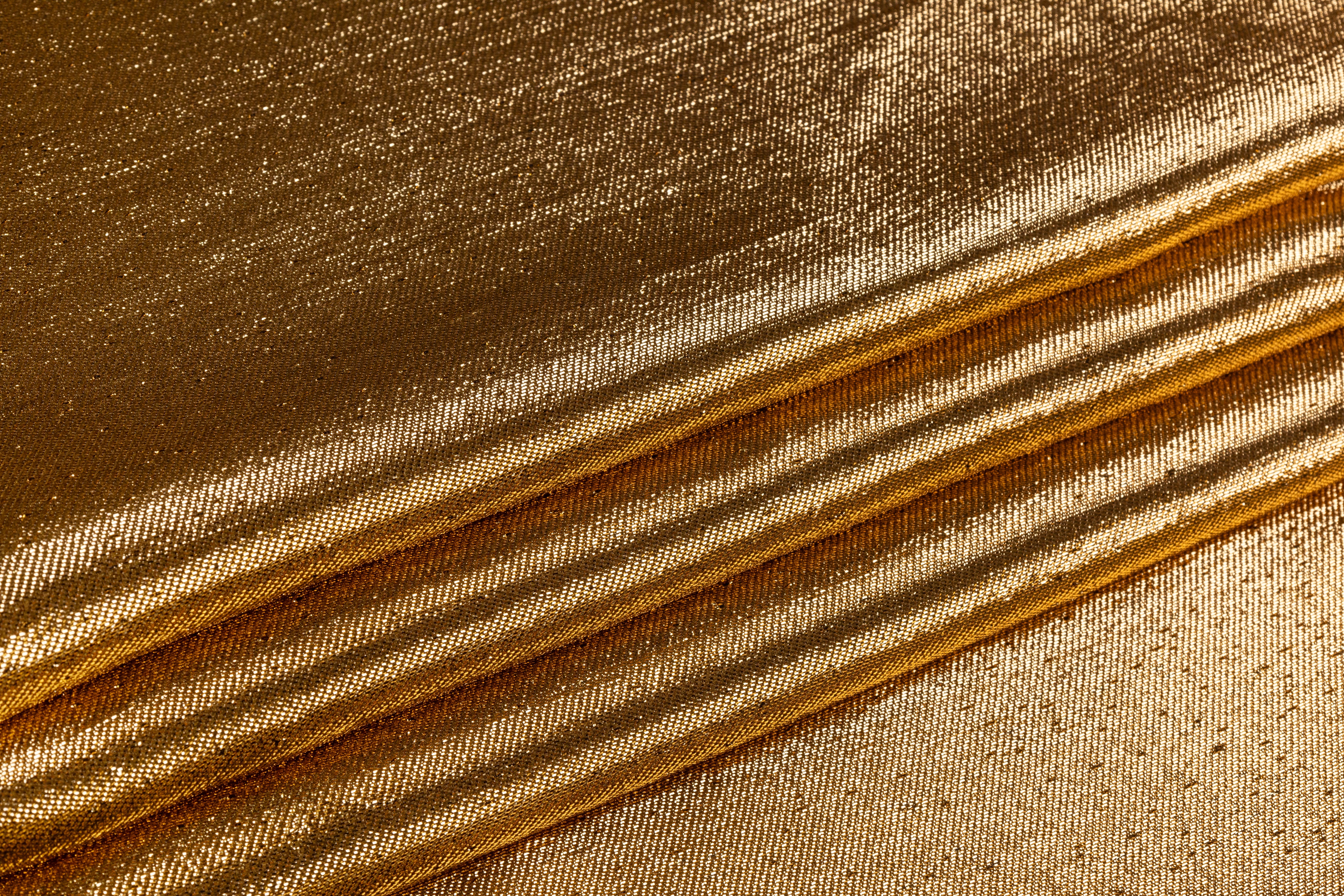 Italian Silk Lamé - Gold
