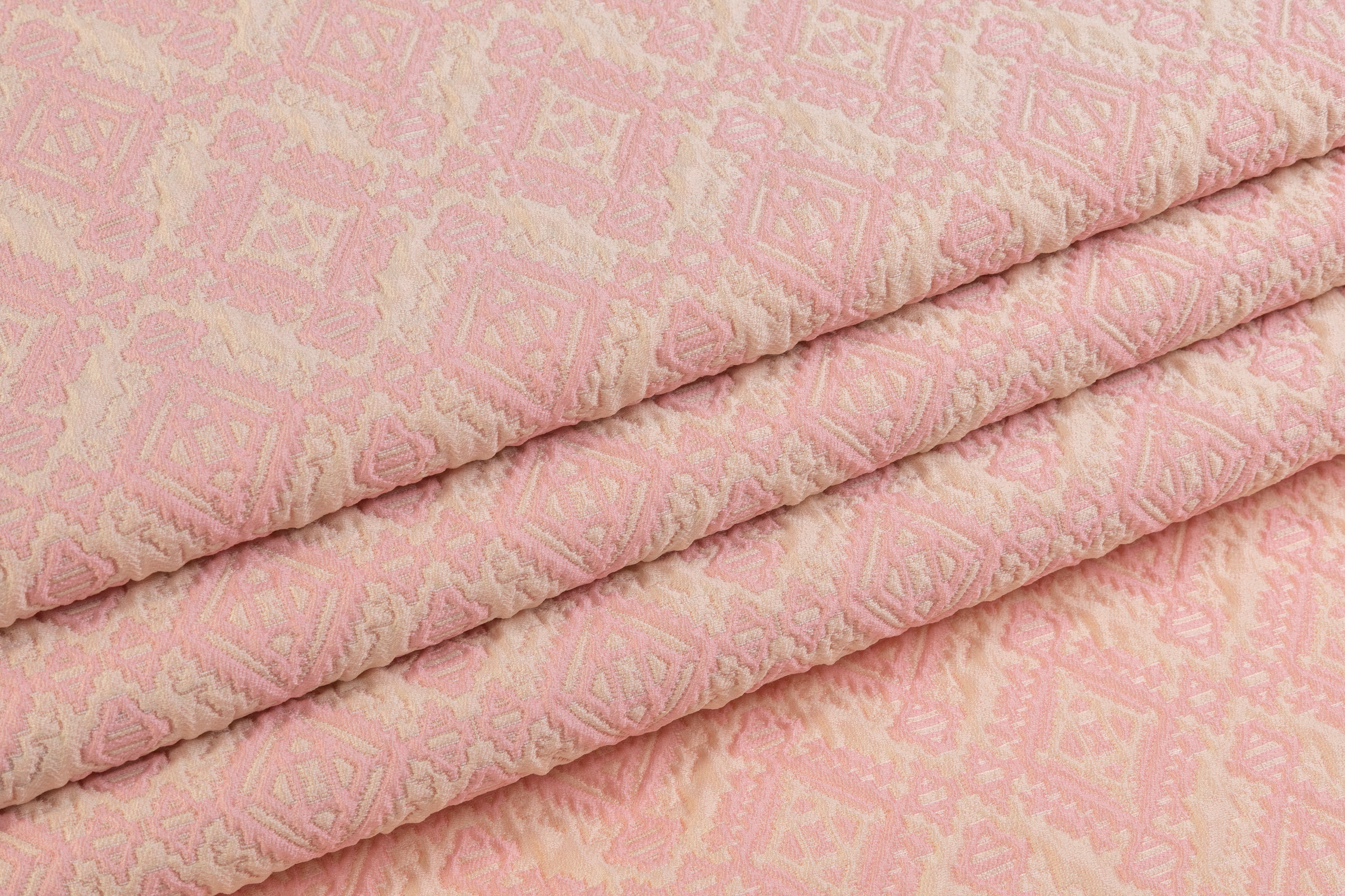 Crushed Diamond Brocade - Pink