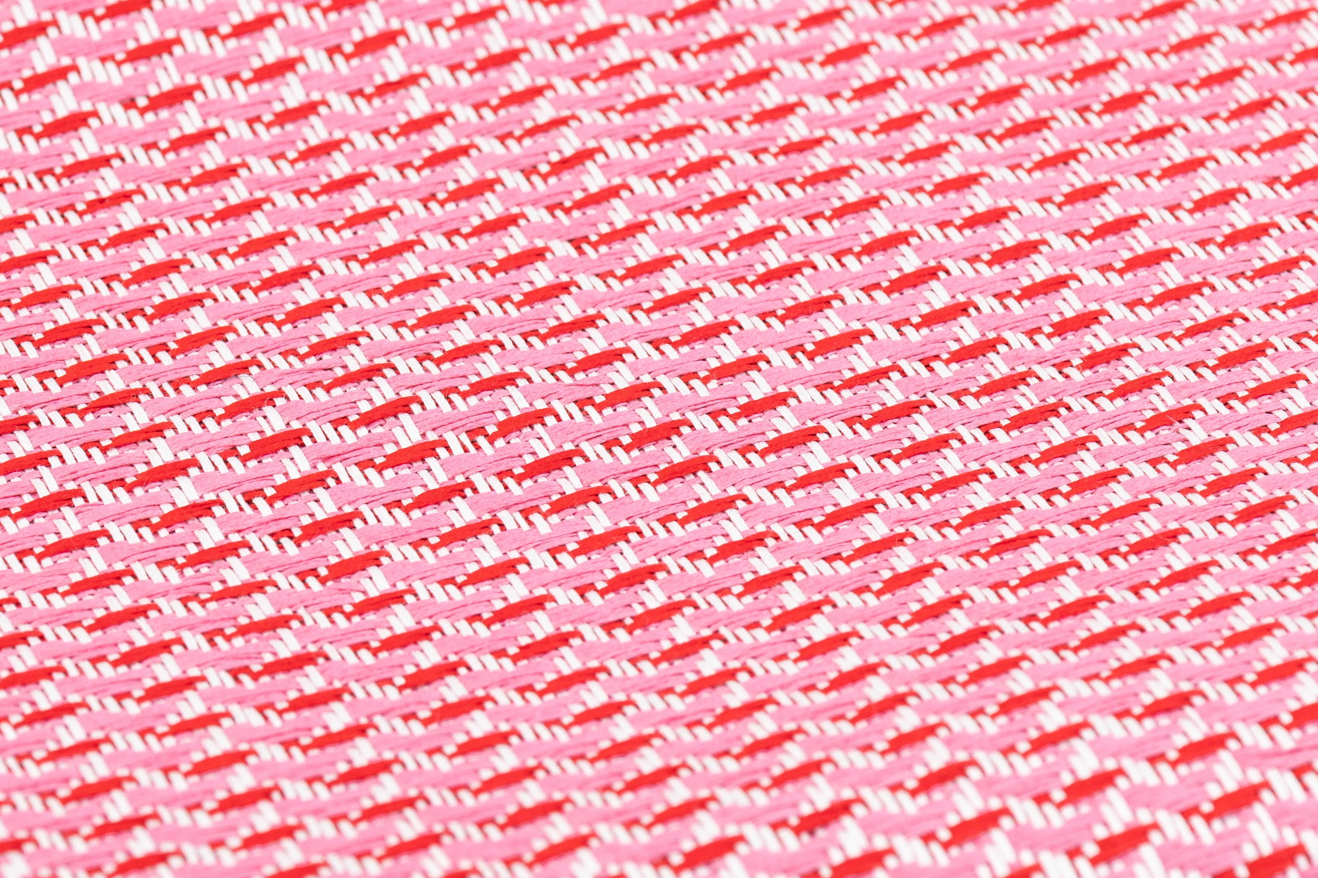 Emanuel Ungaro - Italian Cotton Tweed - Pink / Red / White