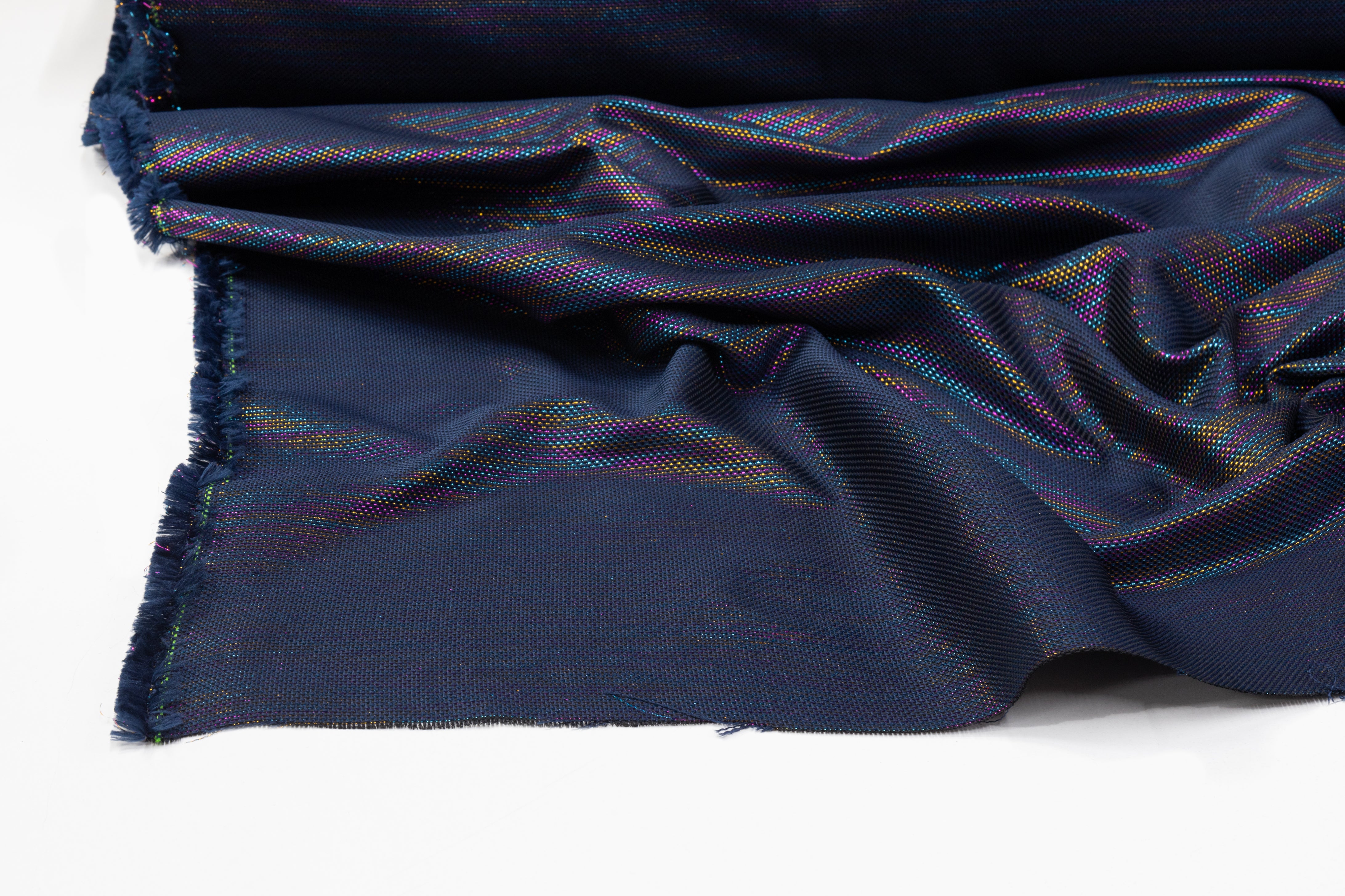 Iridescent Metallic Italian Brocade - Multicolor