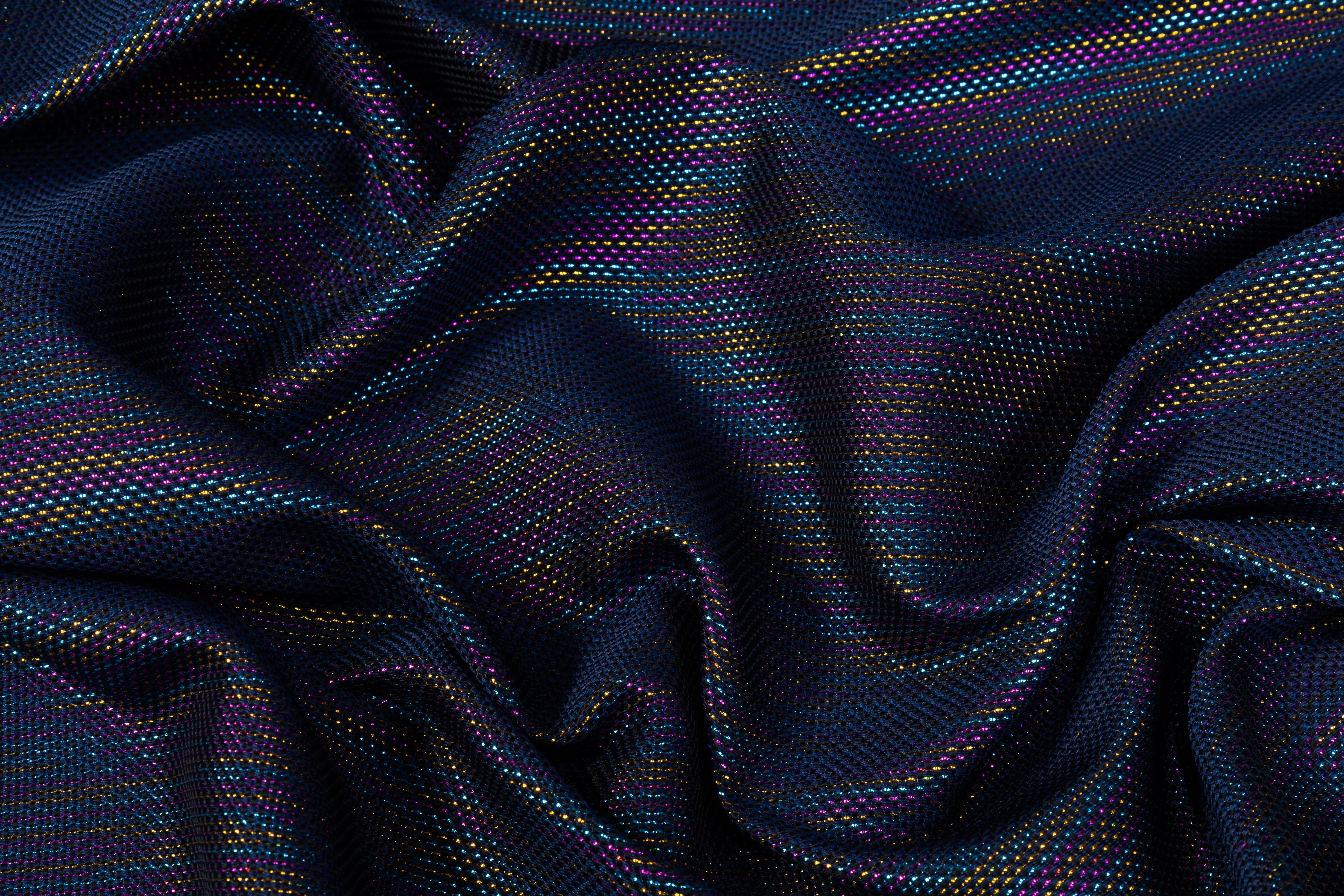 Iridescent Metallic Italian Brocade - Multicolor