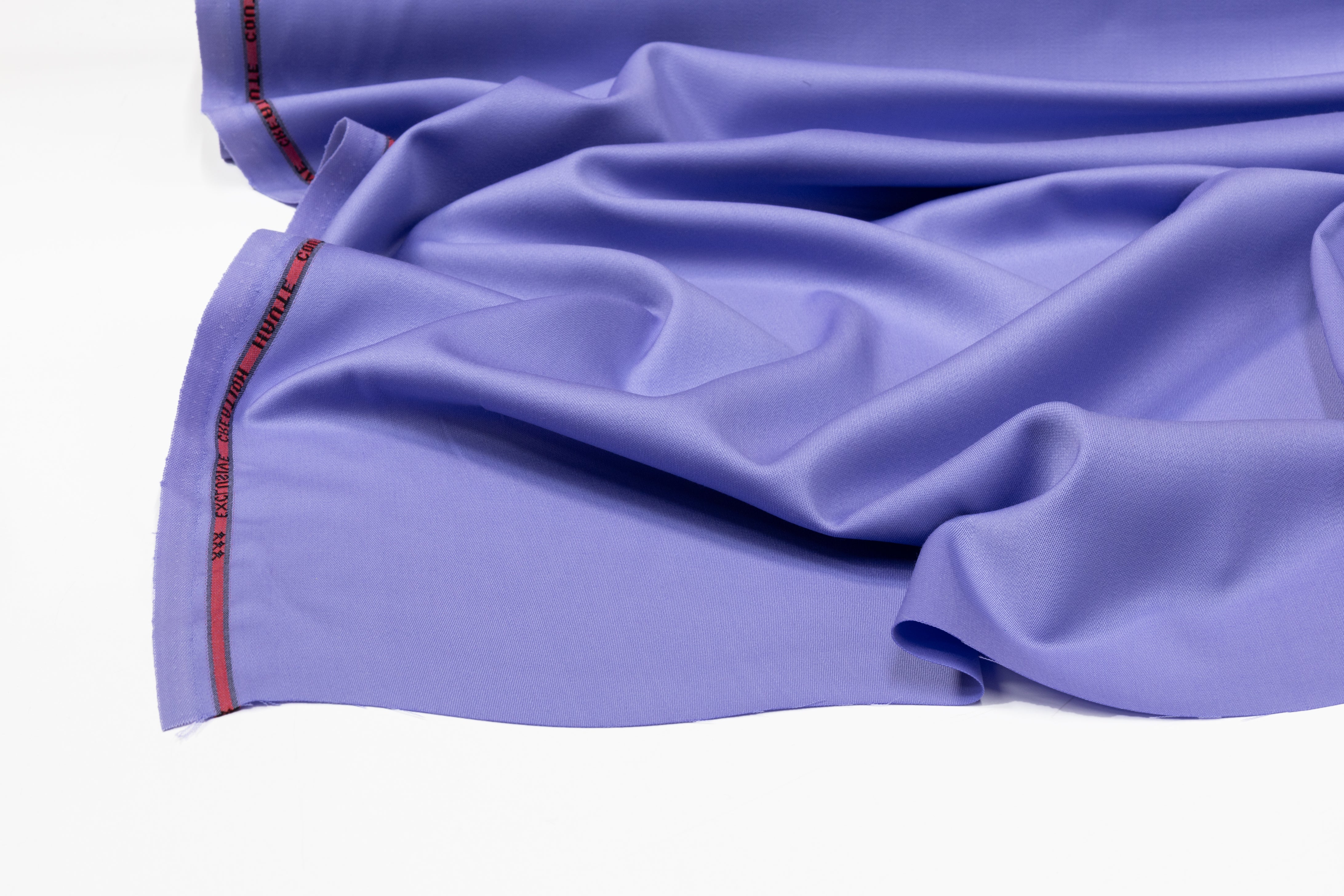 Italian Wool Satin Faille Suiting - Lavender