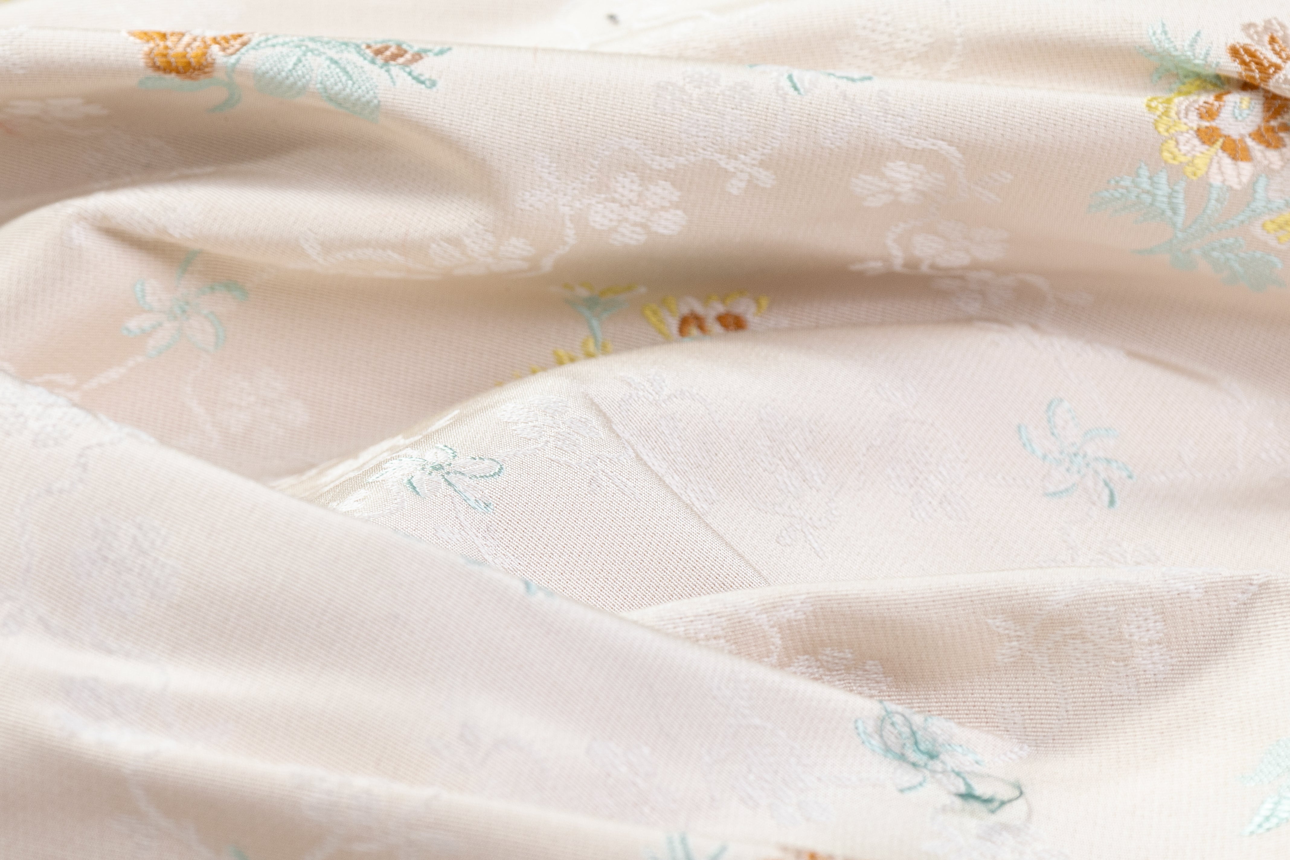 Italian Silk Blend Brocade - Multicolor