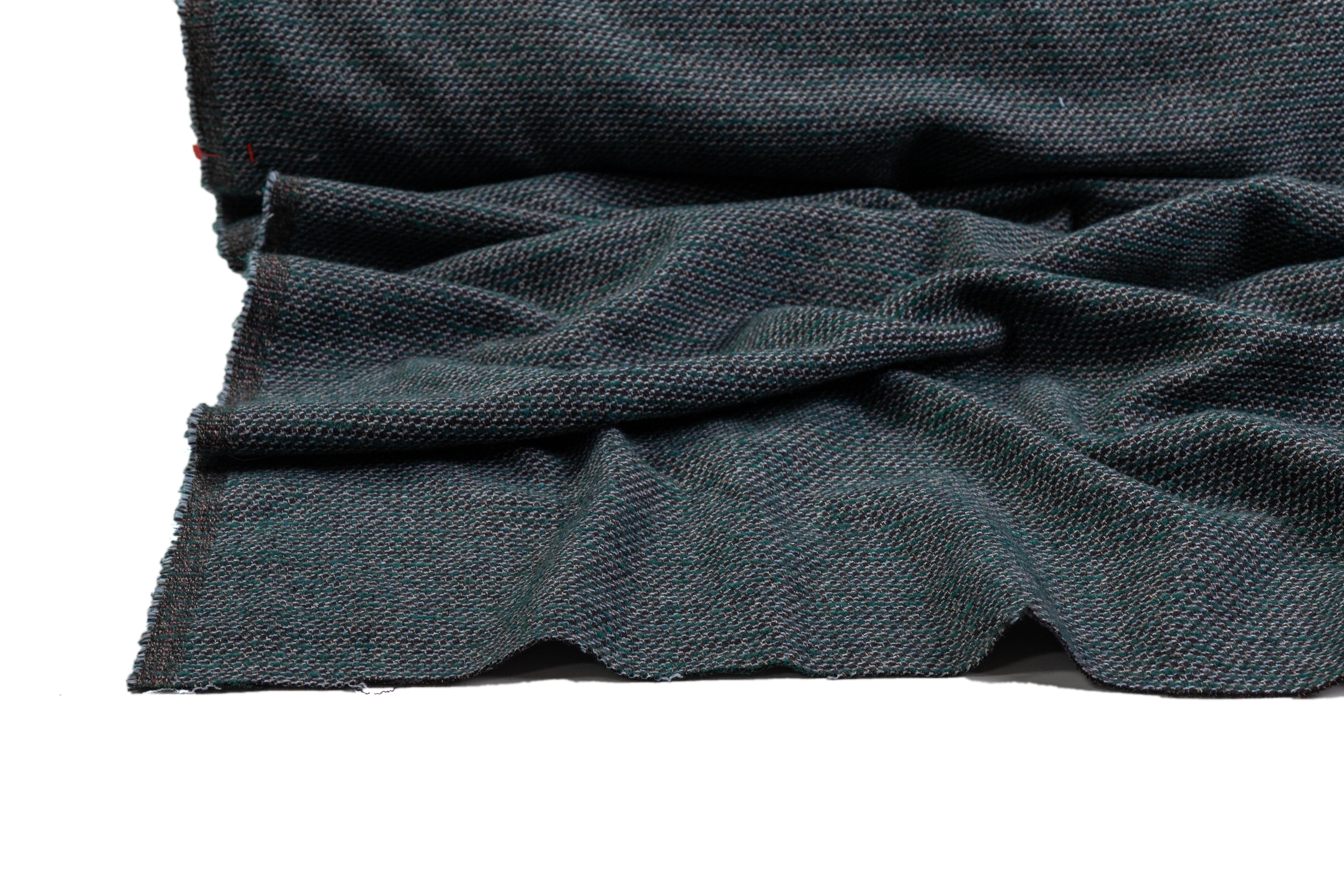 Cerruti - Wool Cotton Blend Tweed - Green