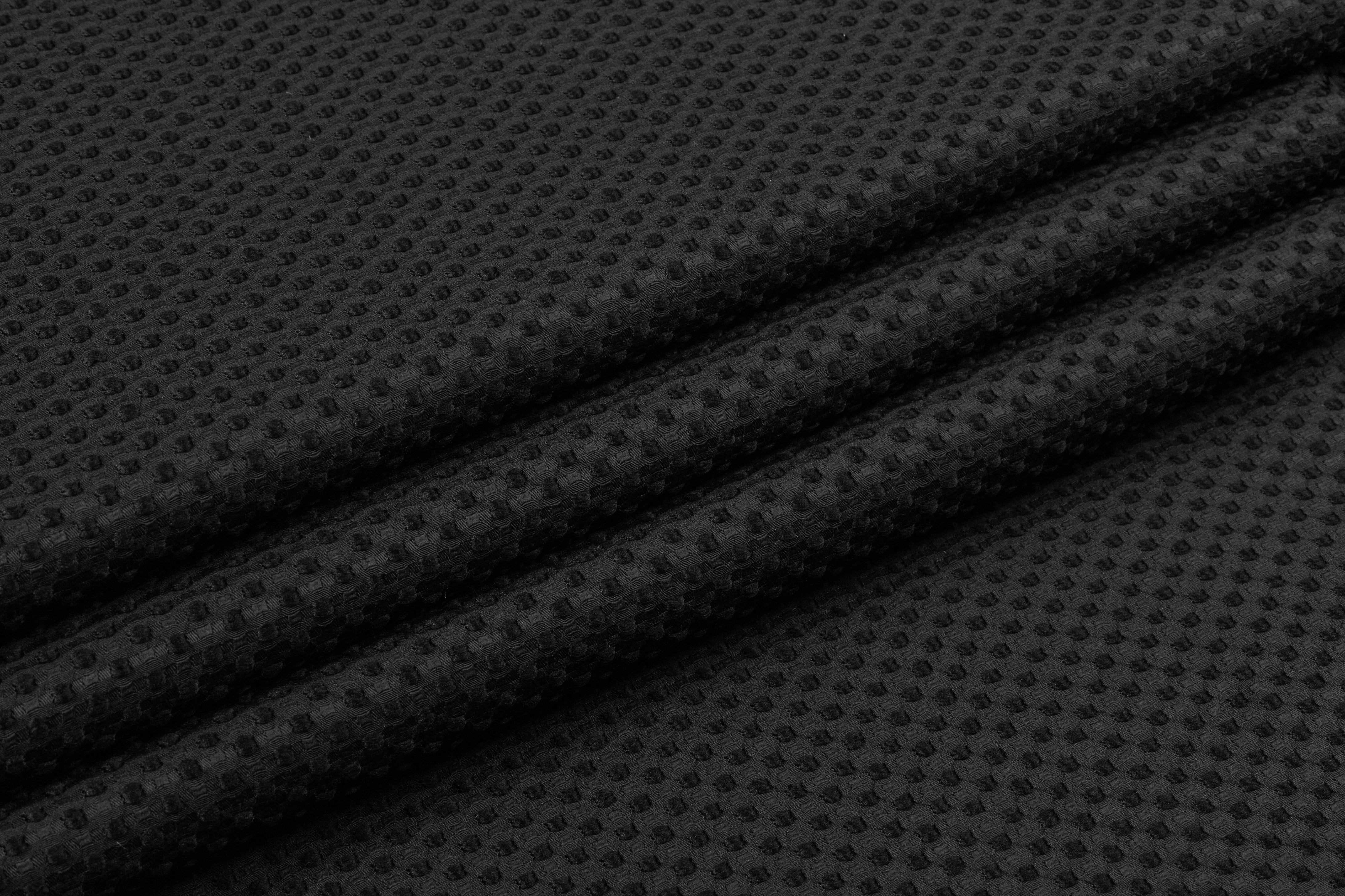 Dotted Brocade - Black