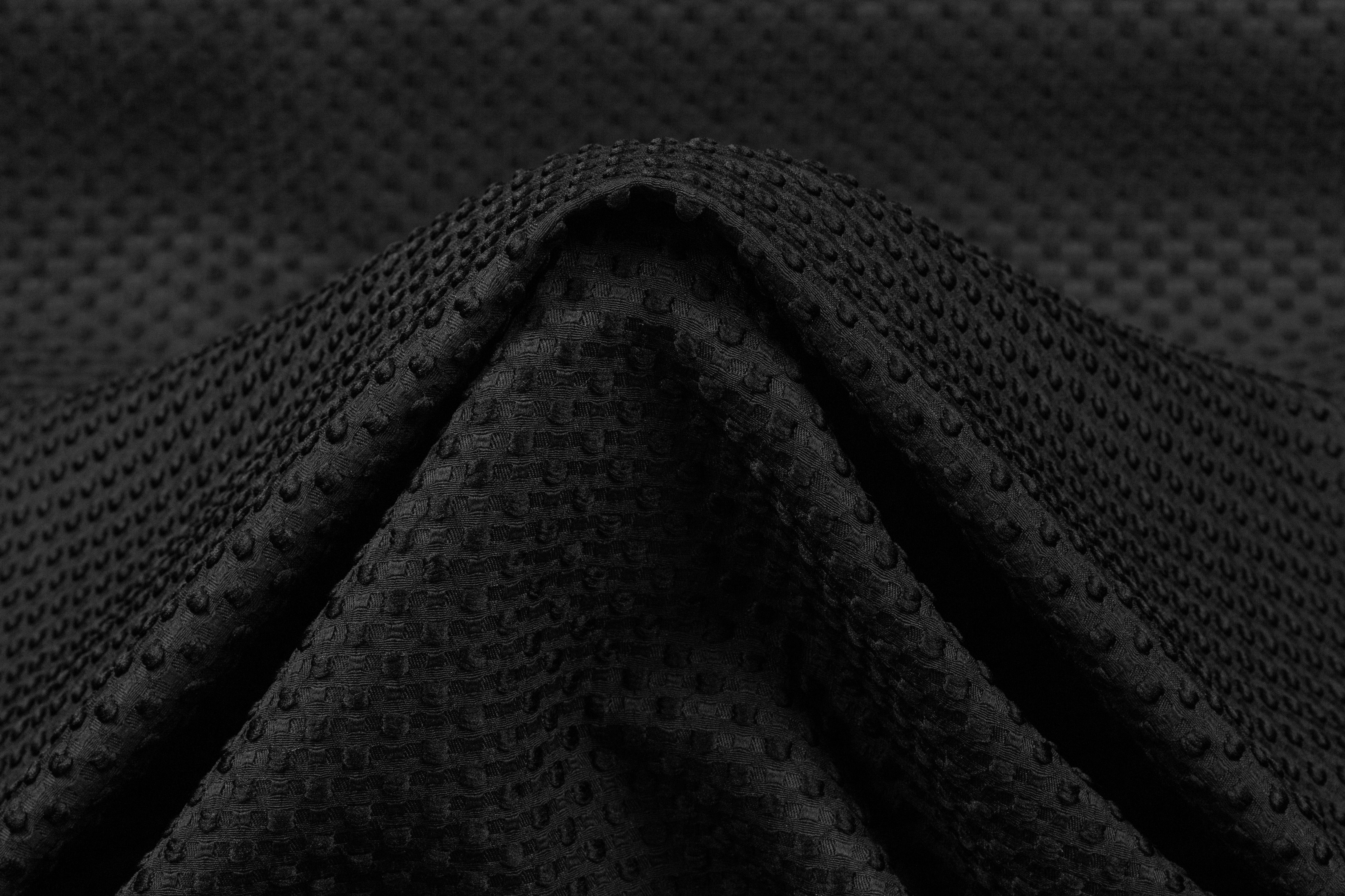 Dotted Brocade - Black