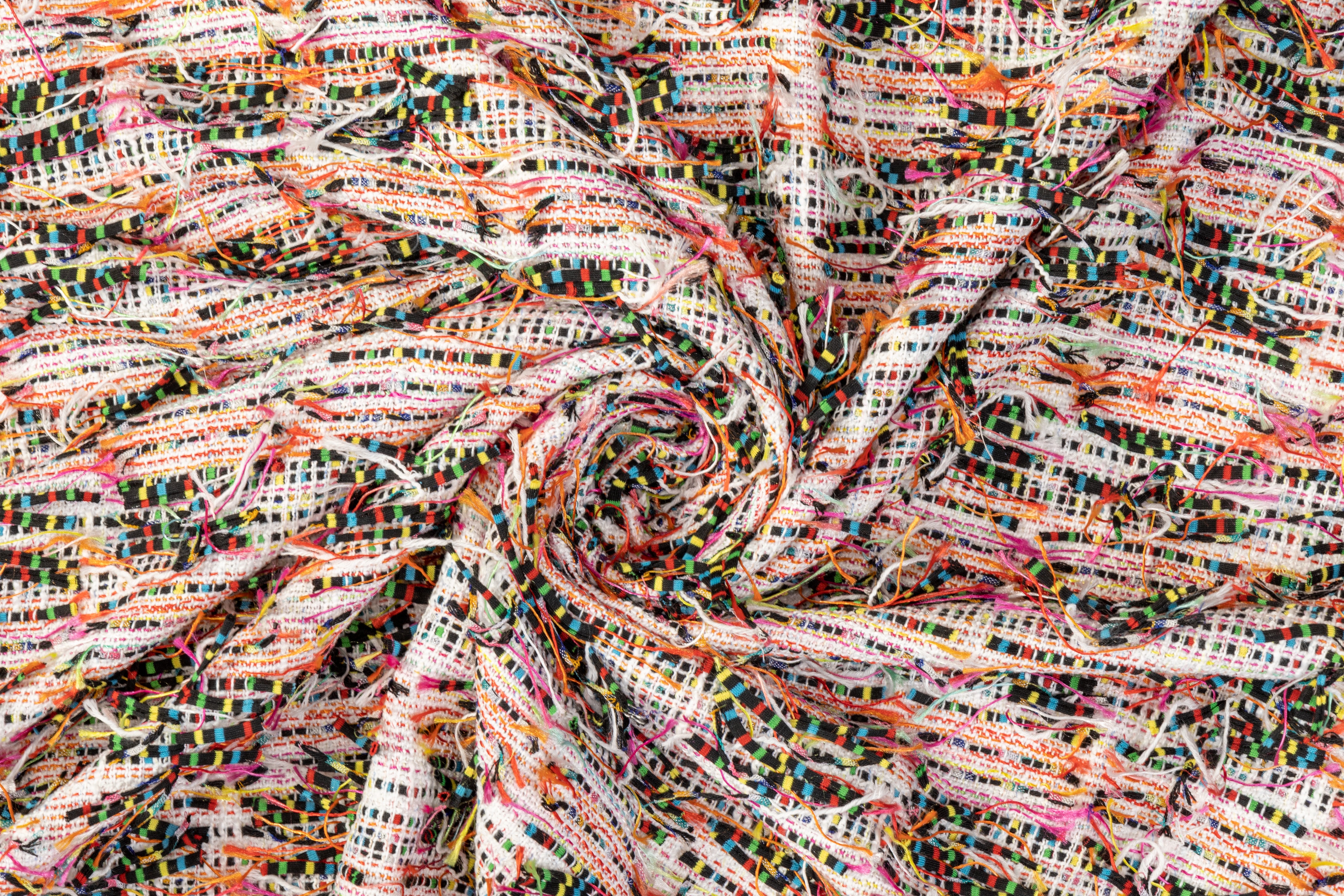 Italian Confetti Fringe Tweed - Multicolor