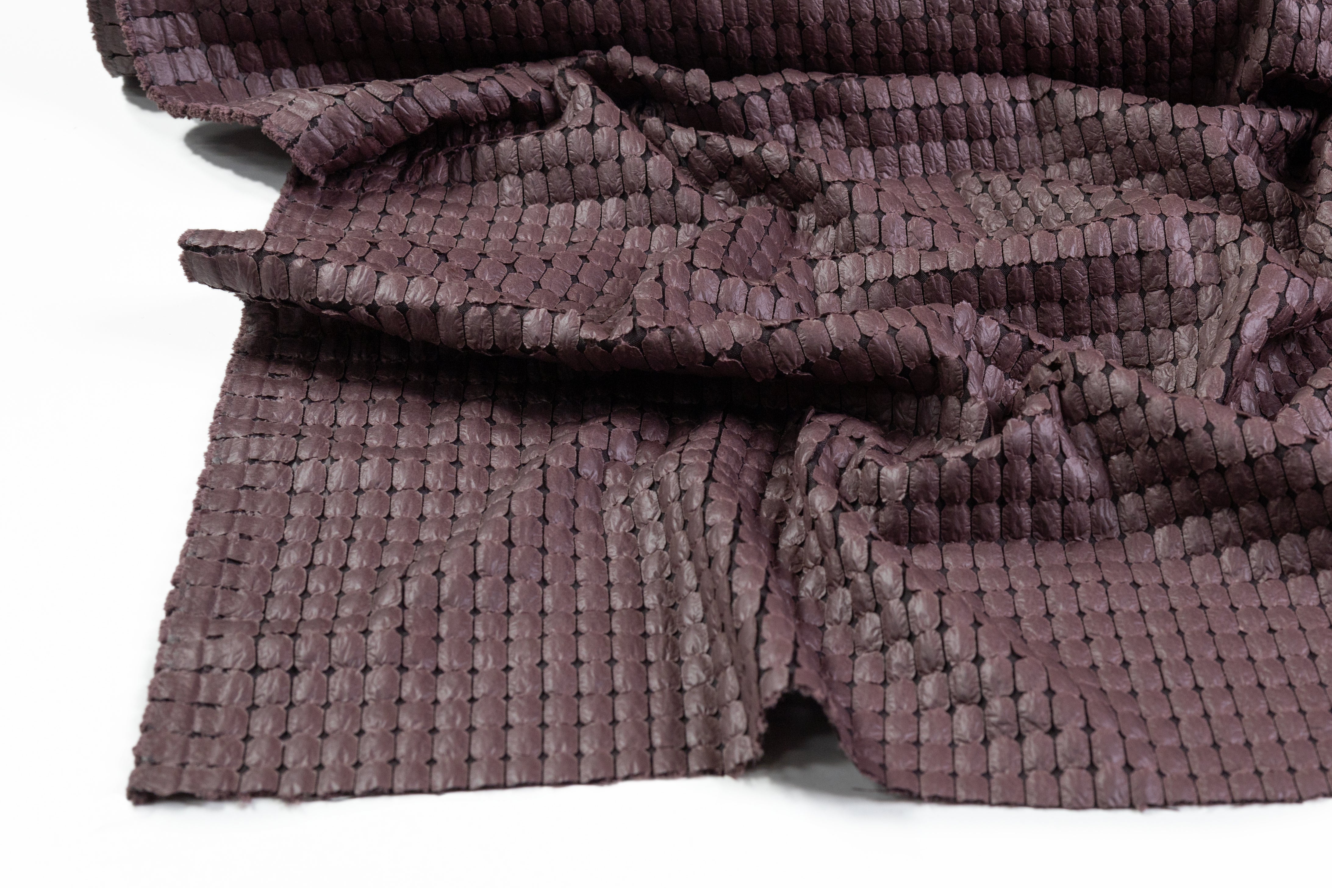 Italian Faux Leather - Muted Plum