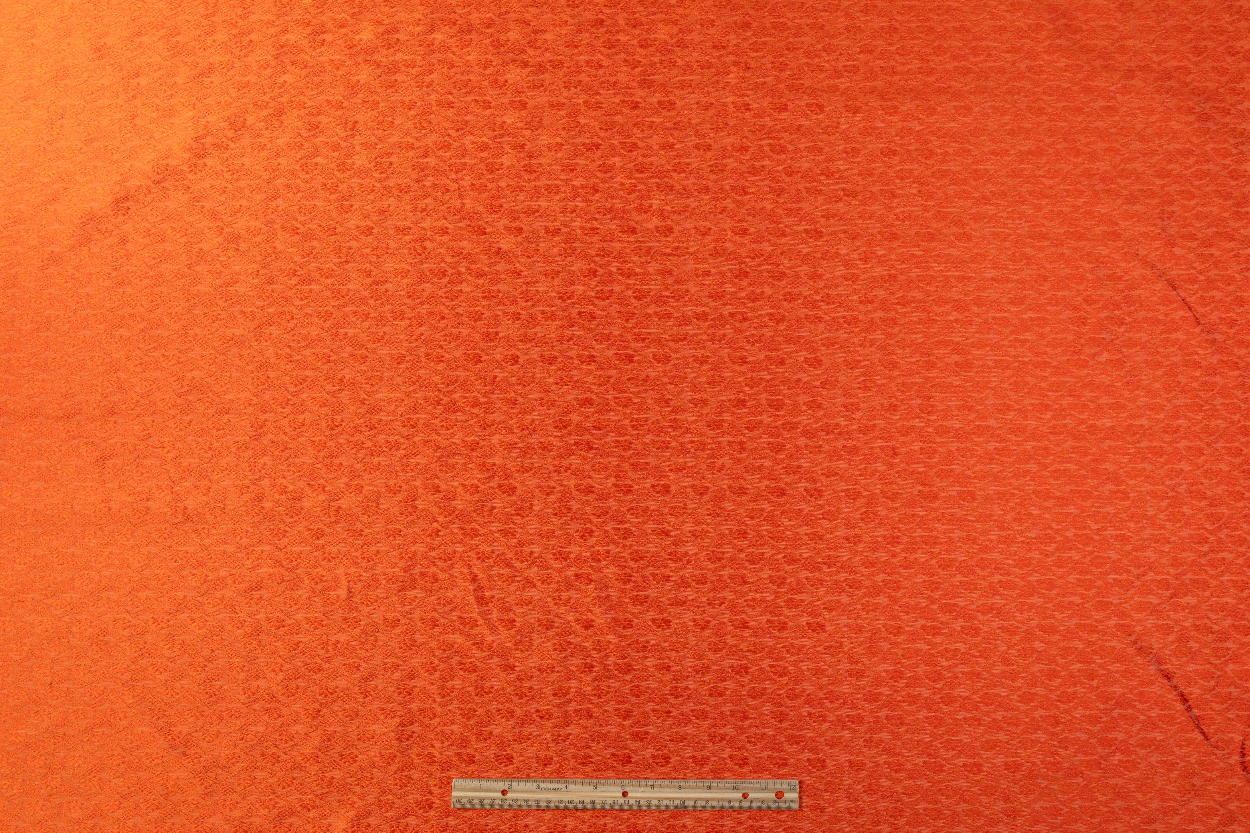 Textured Brocade - Orange