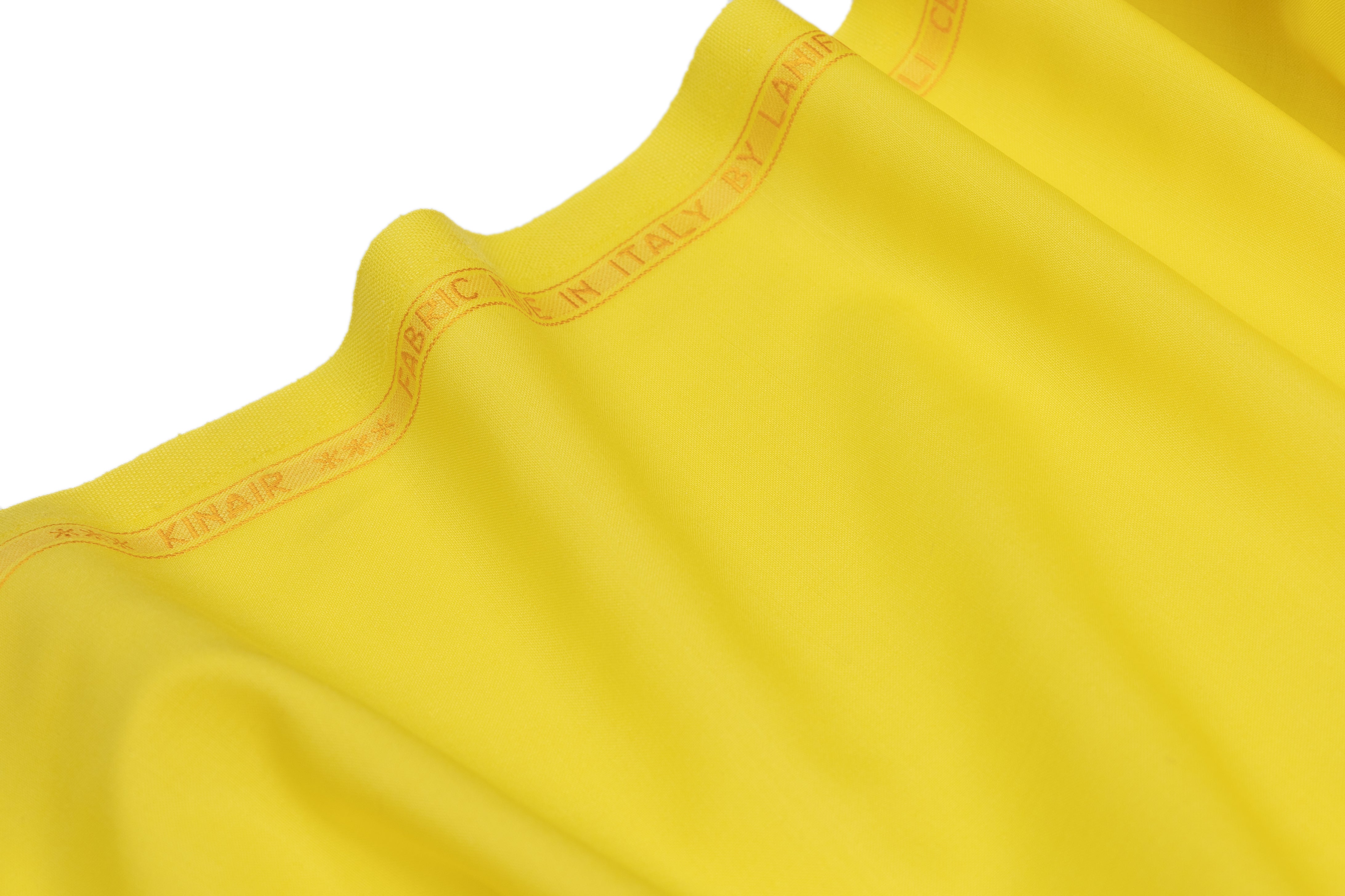 Cerruti - Kinair Wool and Mohair Suiting - Yellow