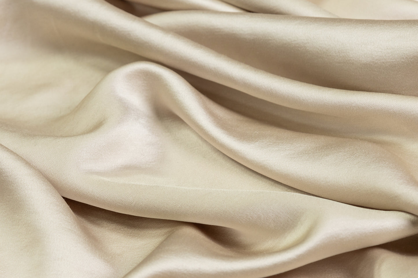 Heavy Viscose Acetate Charmeuse - Champagne Gold